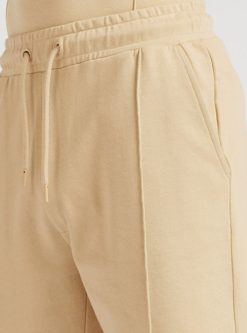 Solid Mid-Rise Shorts with Drawstring Closure-men-clothing-bottoms-shorts-image-3