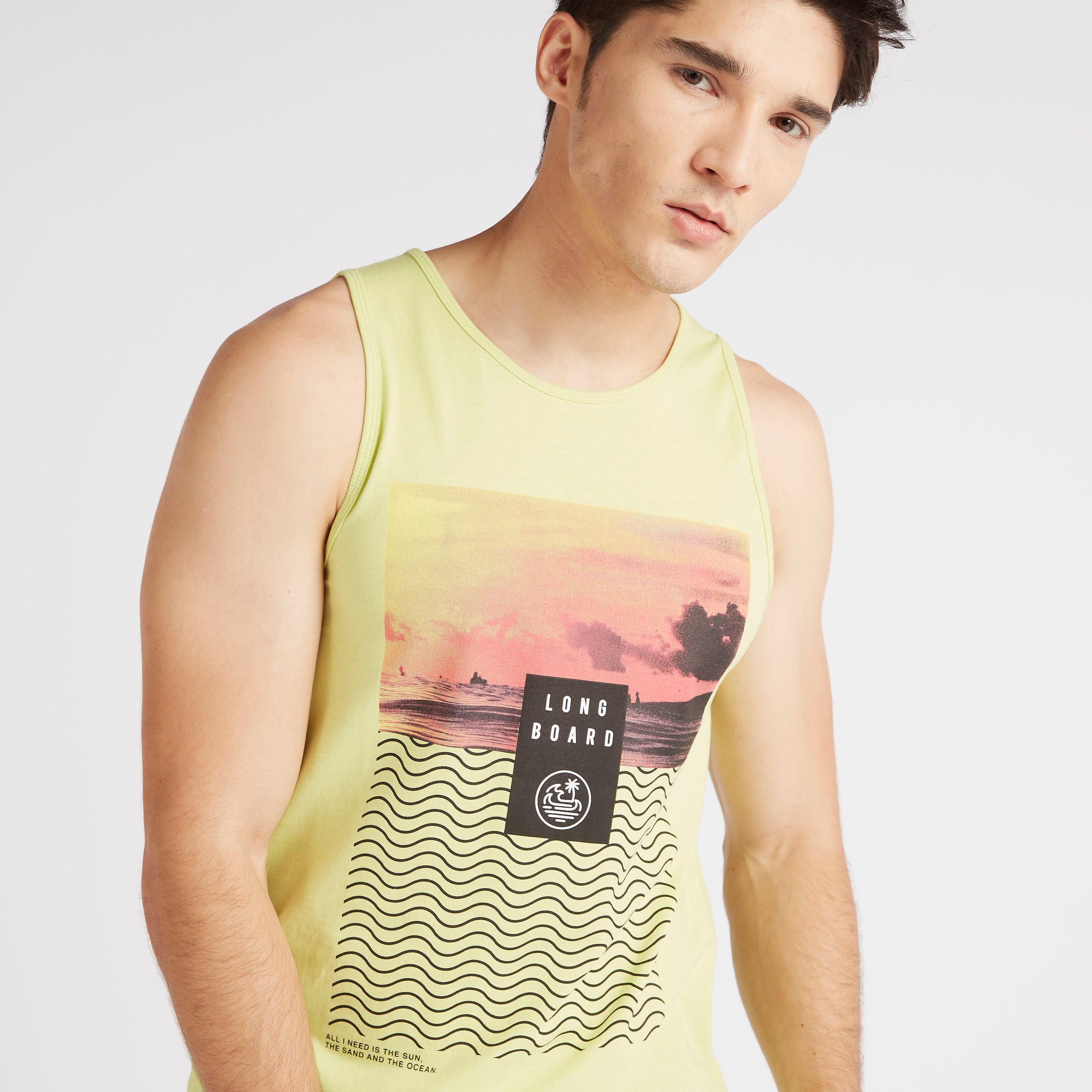 Typographic Print Vest with Round Neck-men-clothing-tshirtsandpolos-vests-image-3