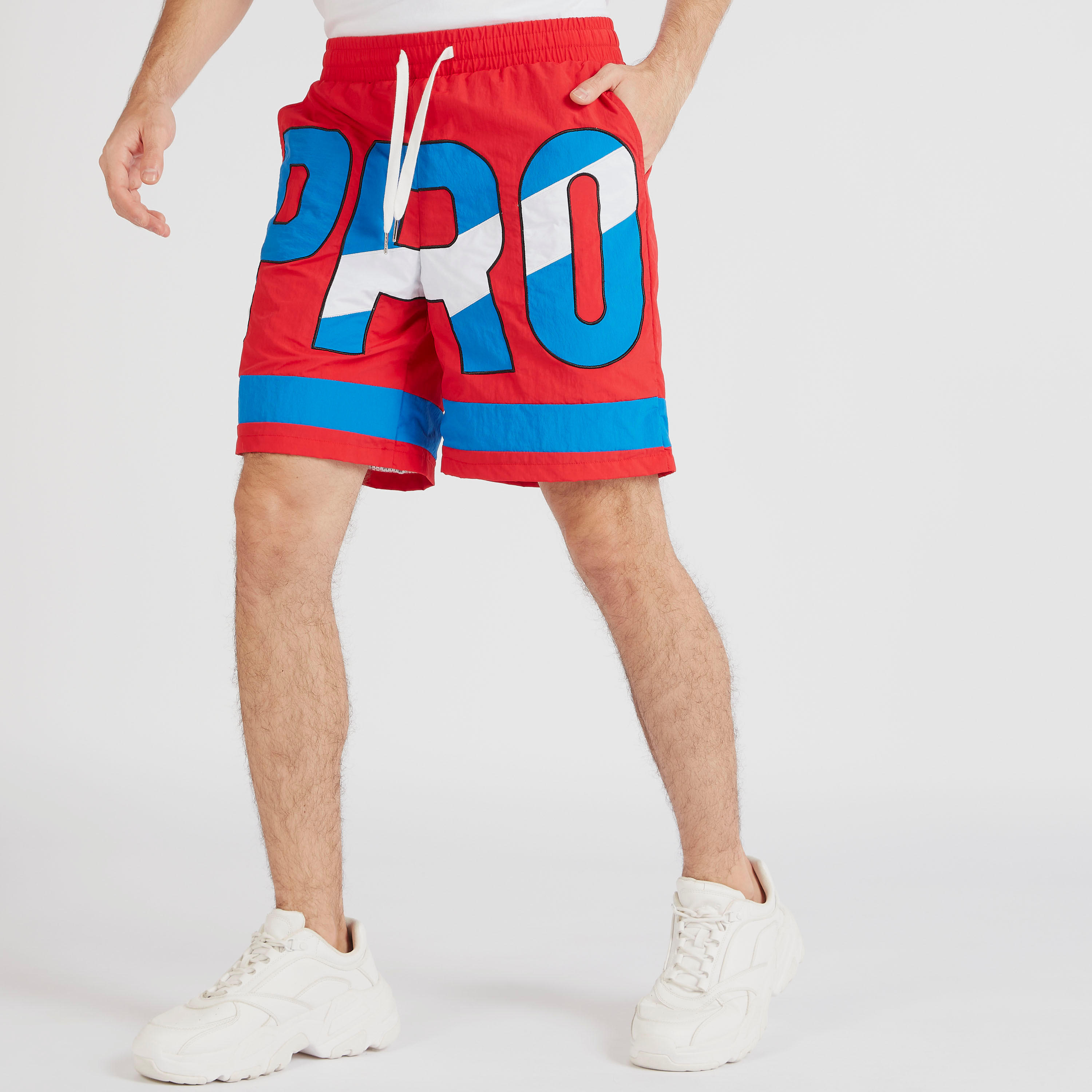 Printed Mid-Rise Relaxed Fit Shorts with Drawstring Closure-men-clothing-bottoms-shorts-image-1