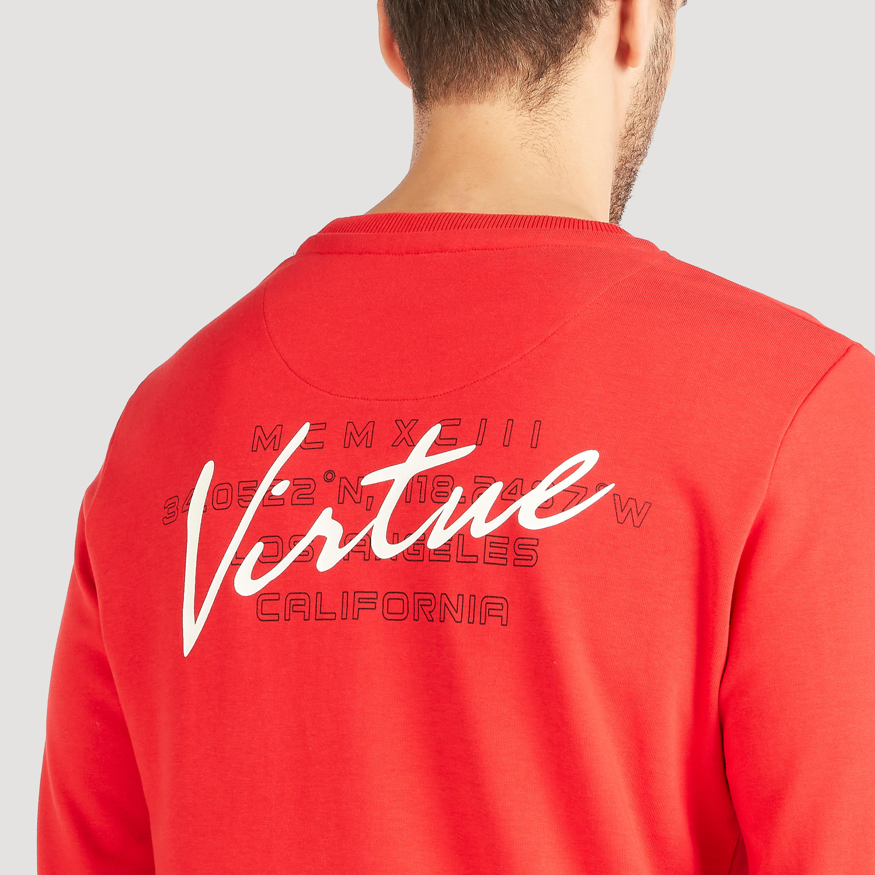 Crew Neck Printed T-shirt with Long Sleeves-men-winterwear-hoodiesandsweatshirts-image-3
