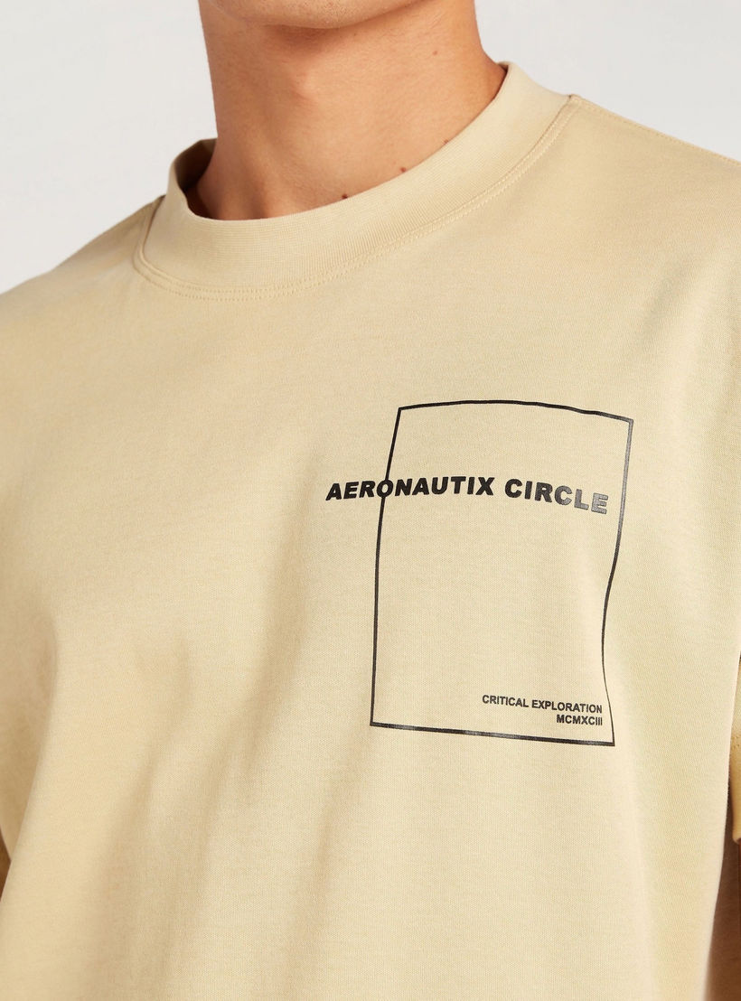 Printed Crew Neck T-shirt with Short Sleeves-men-clothing-tshirtsandpolos-tshirts-image-5