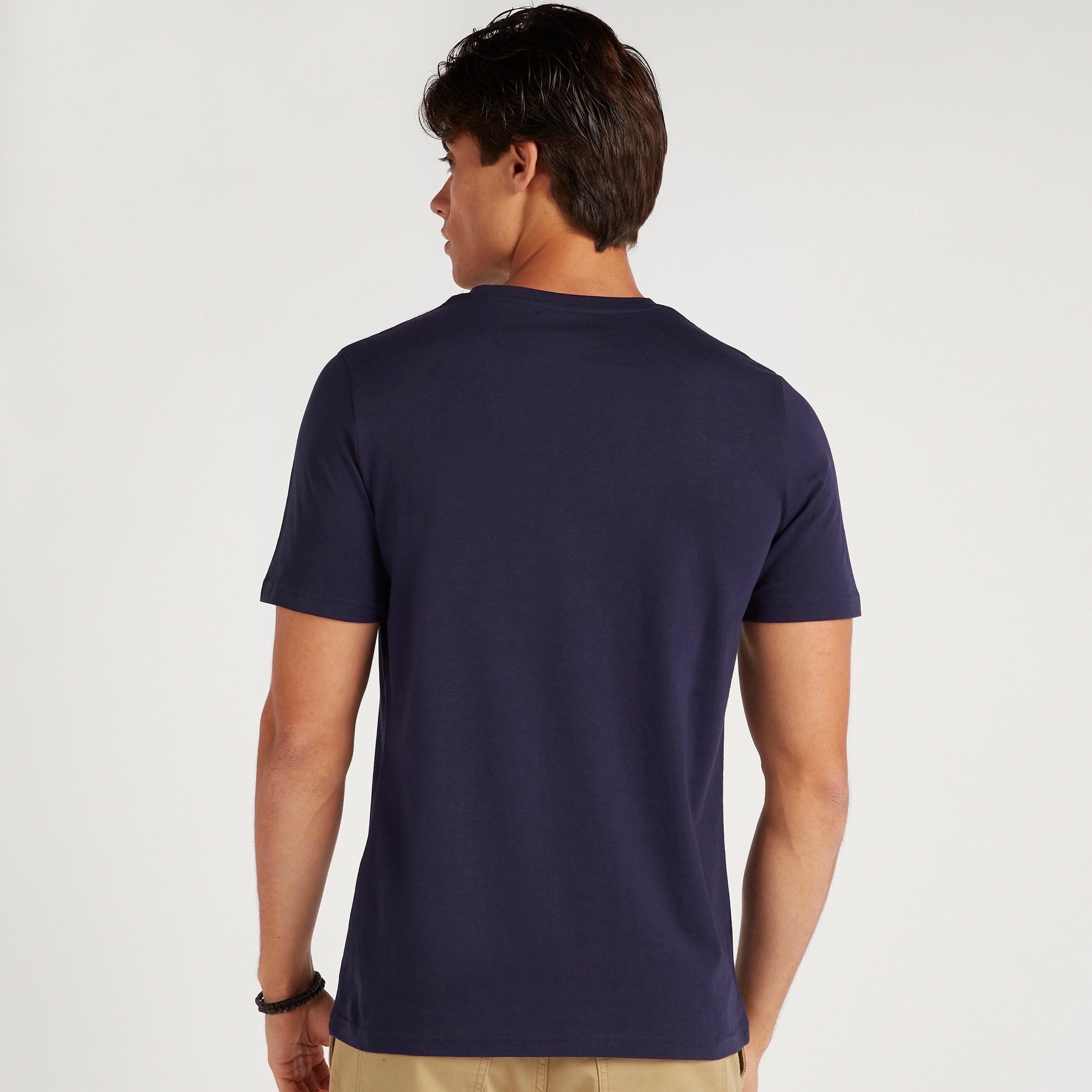 Printed T-shirt with Short Sleeves and Crew Neck-men-clothing-tshirtsandpolos-tshirts-image-3