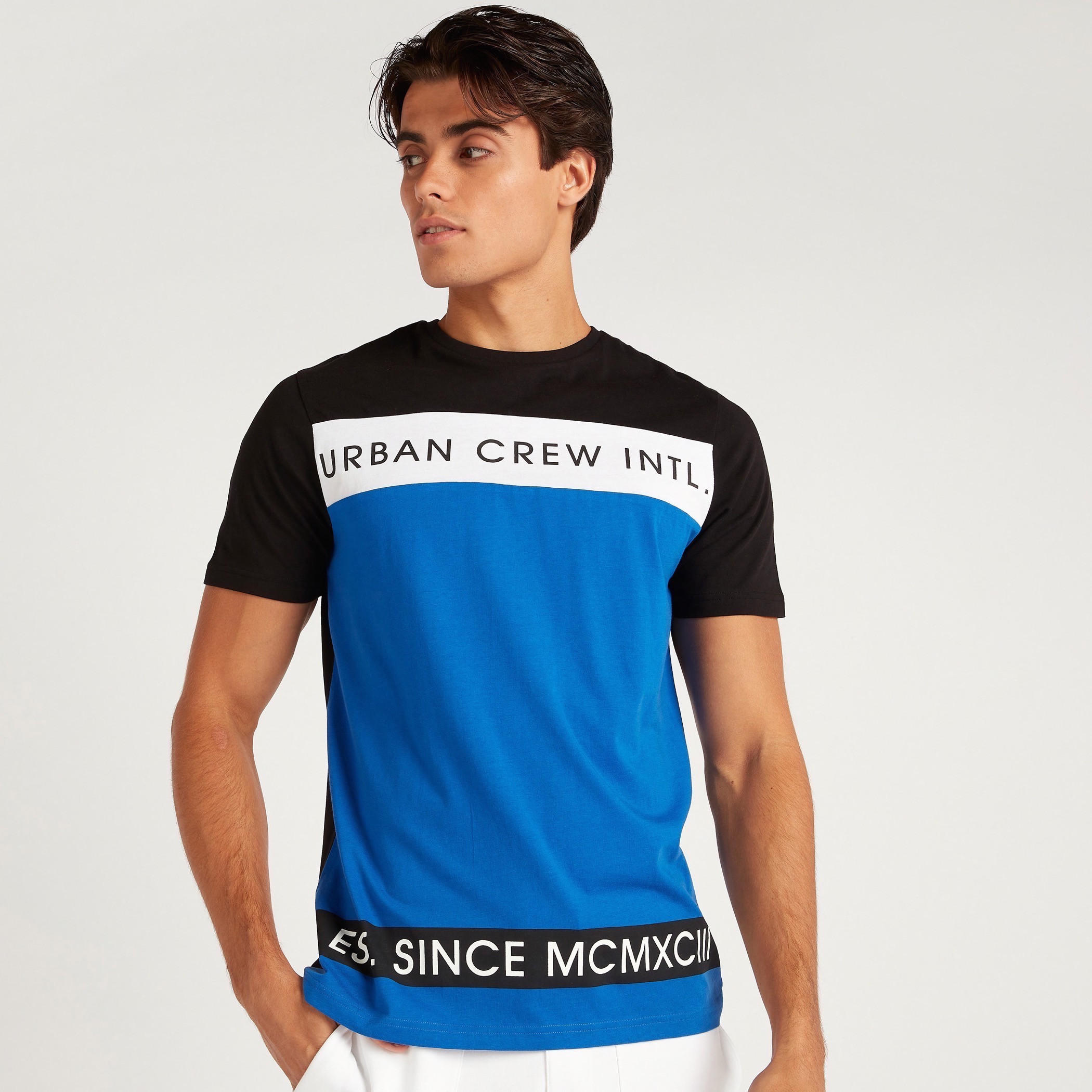 Printed T-shirt with Short Sleeves and Crew Neck-men-clothing-tshirtsandpolos-tshirts-image-1