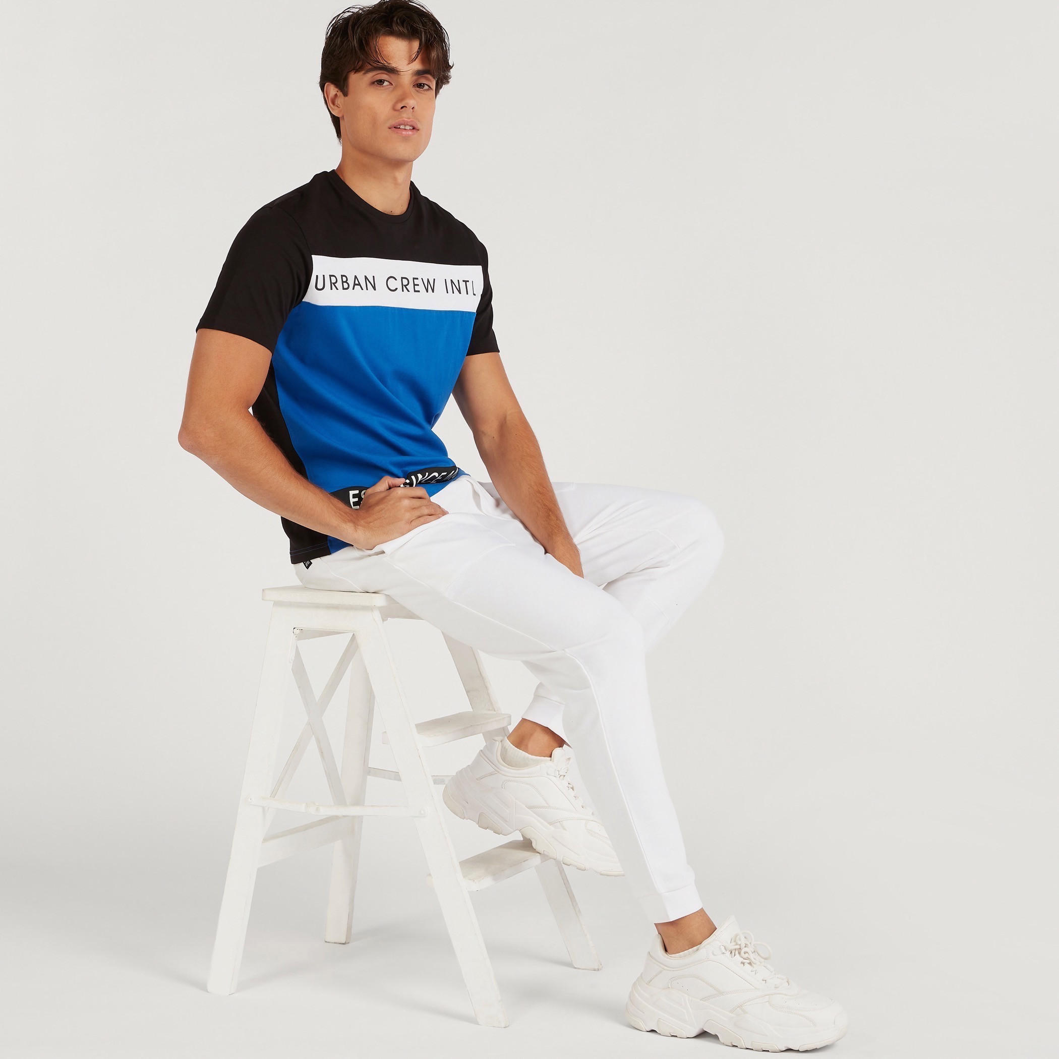Printed T-shirt with Short Sleeves and Crew Neck-men-clothing-tshirtsandpolos-tshirts-image-2