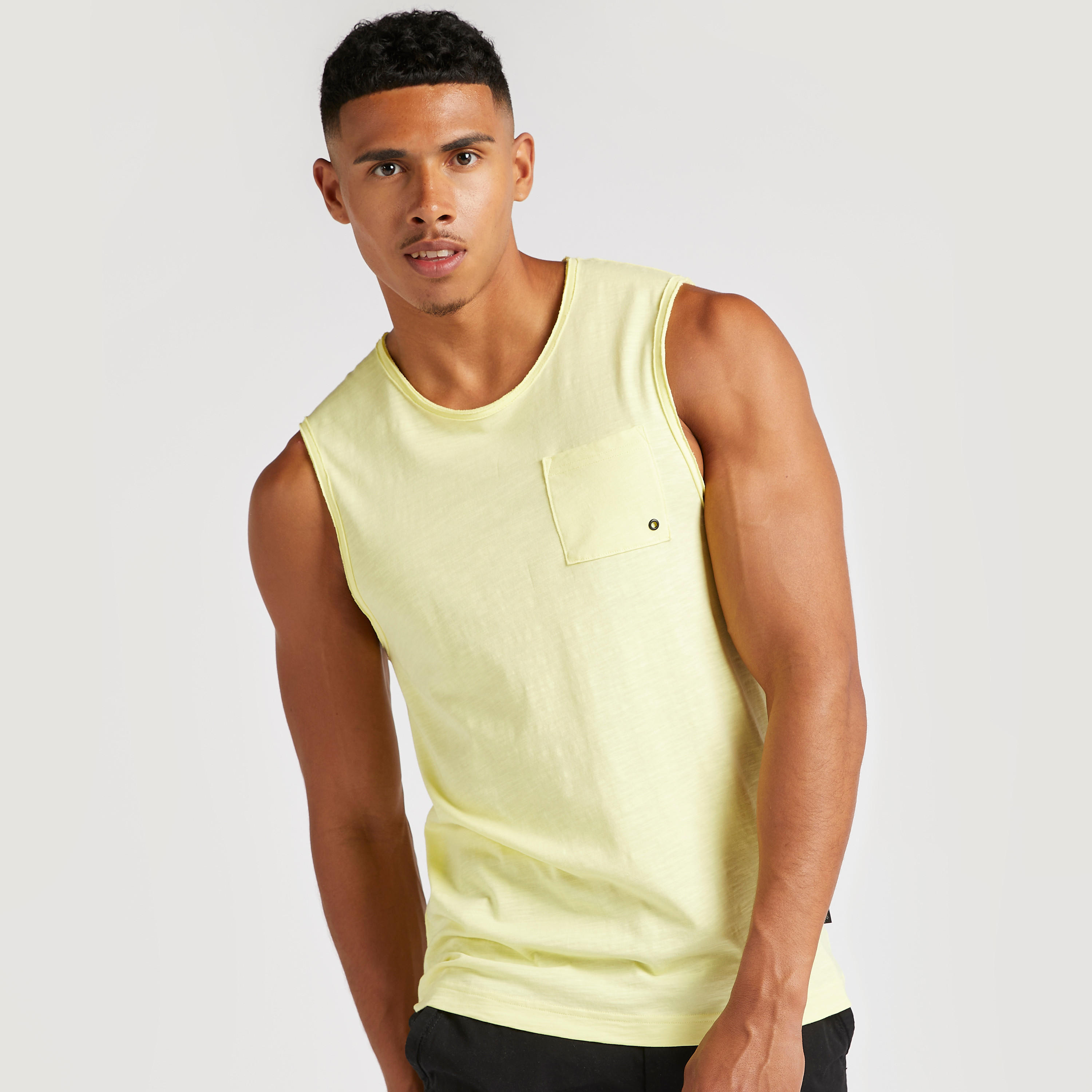 Solid Vest with Chest Pocket-men-clothing-tshirtsandpolos-vests-image-1