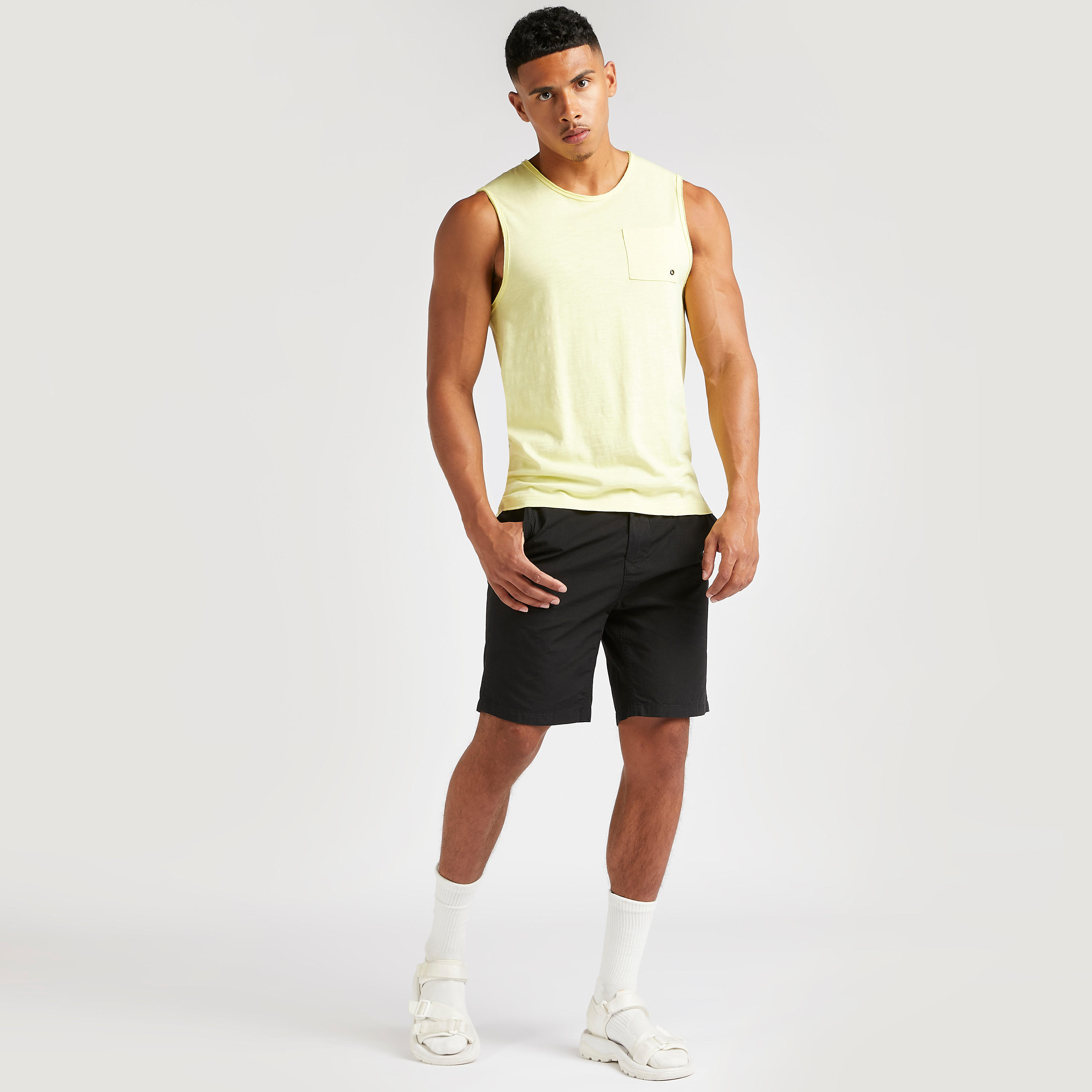 Solid Vest with Chest Pocket-men-clothing-tshirtsandpolos-vests-image-2
