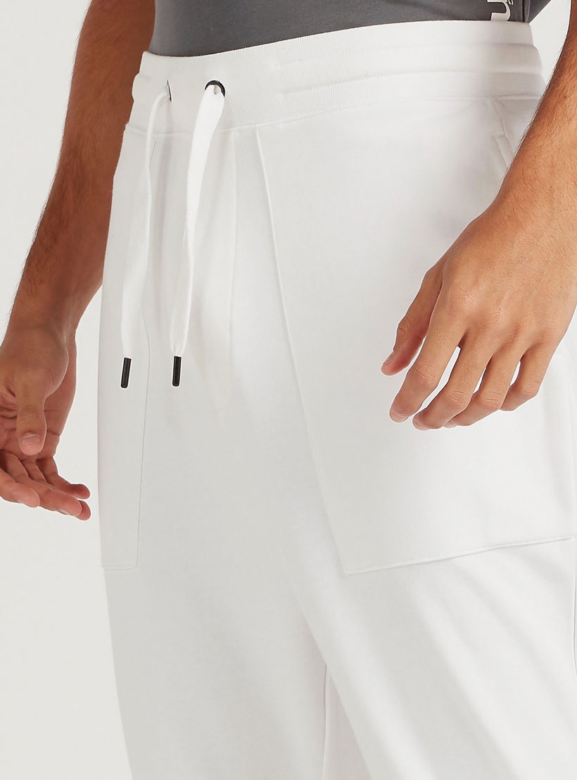 بنطلون رياضي سادة برباط إغلاق-men-clothing-bottoms-joggers-image-2