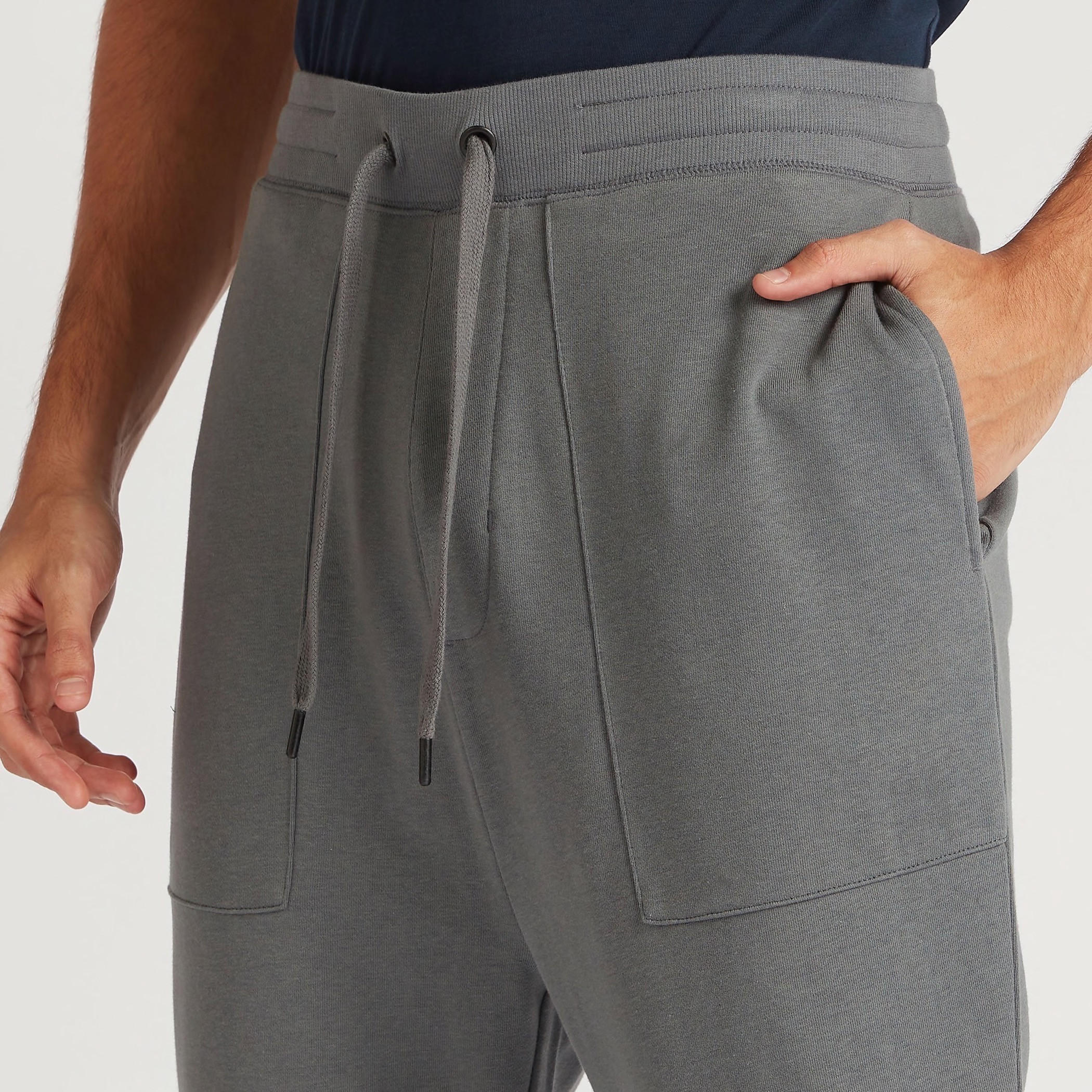 Solid Joggers with Drawstring Closure and Pockets-men-clothing-bottoms-joggers-image-3