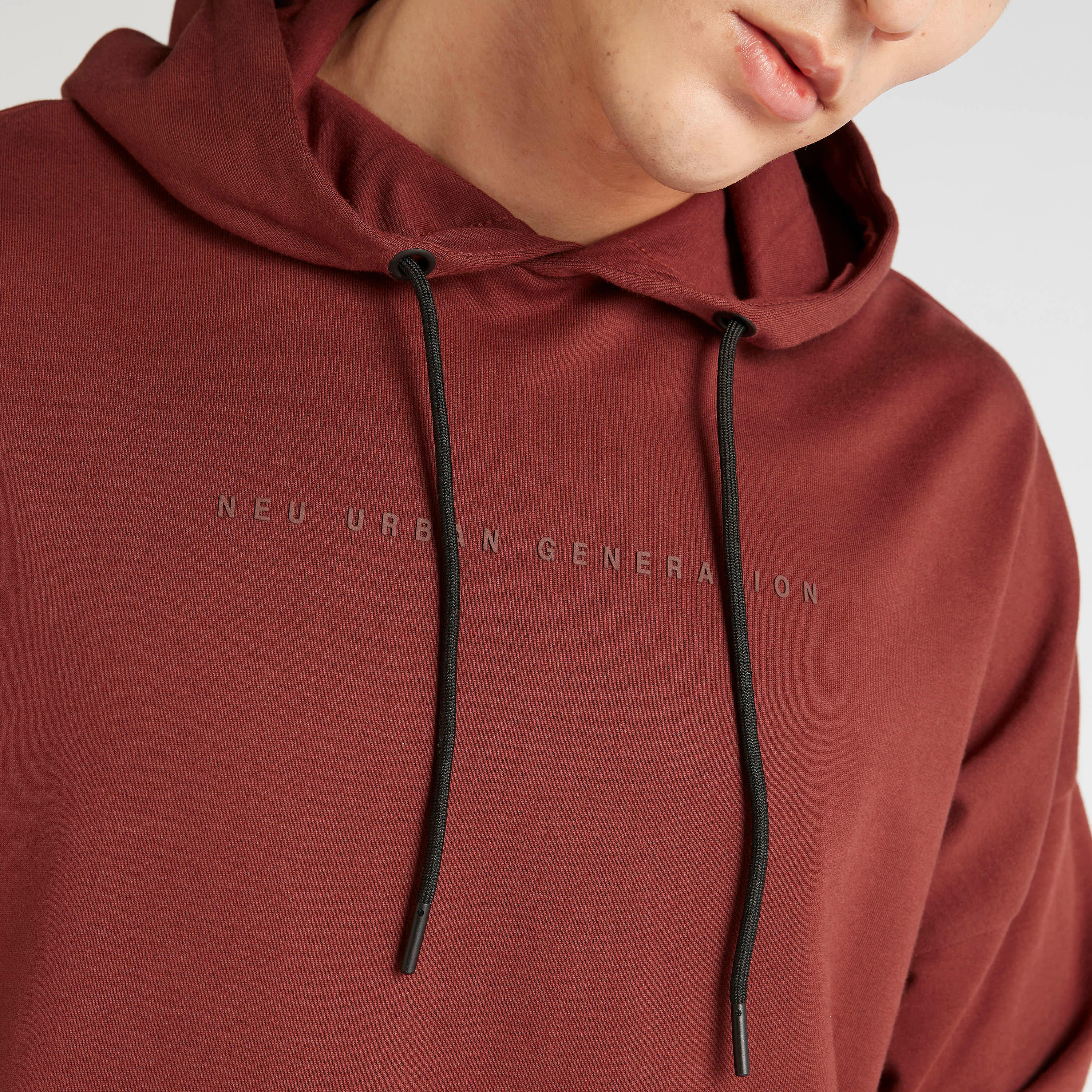 Solid Hooded Sweatshirt with Long Sleeves -men-winterwear-hoodiesandsweatshirts-image-5