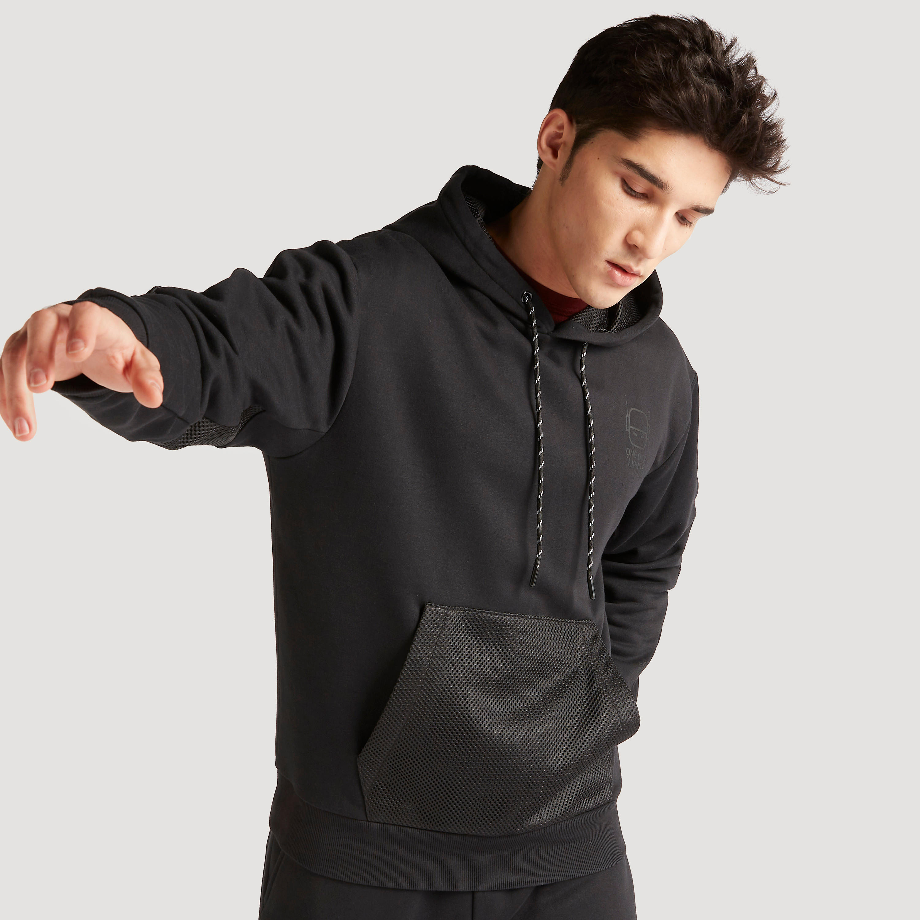 Hooded Sweatshirt with Mesh Front Pocket-men-winterwear-hoodiesandsweatshirts-image-7