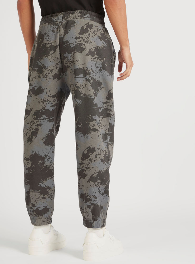 Printed Mid-Rise Joggers with Drawstring Closure-men-clothing-bottoms-joggers-image-4
