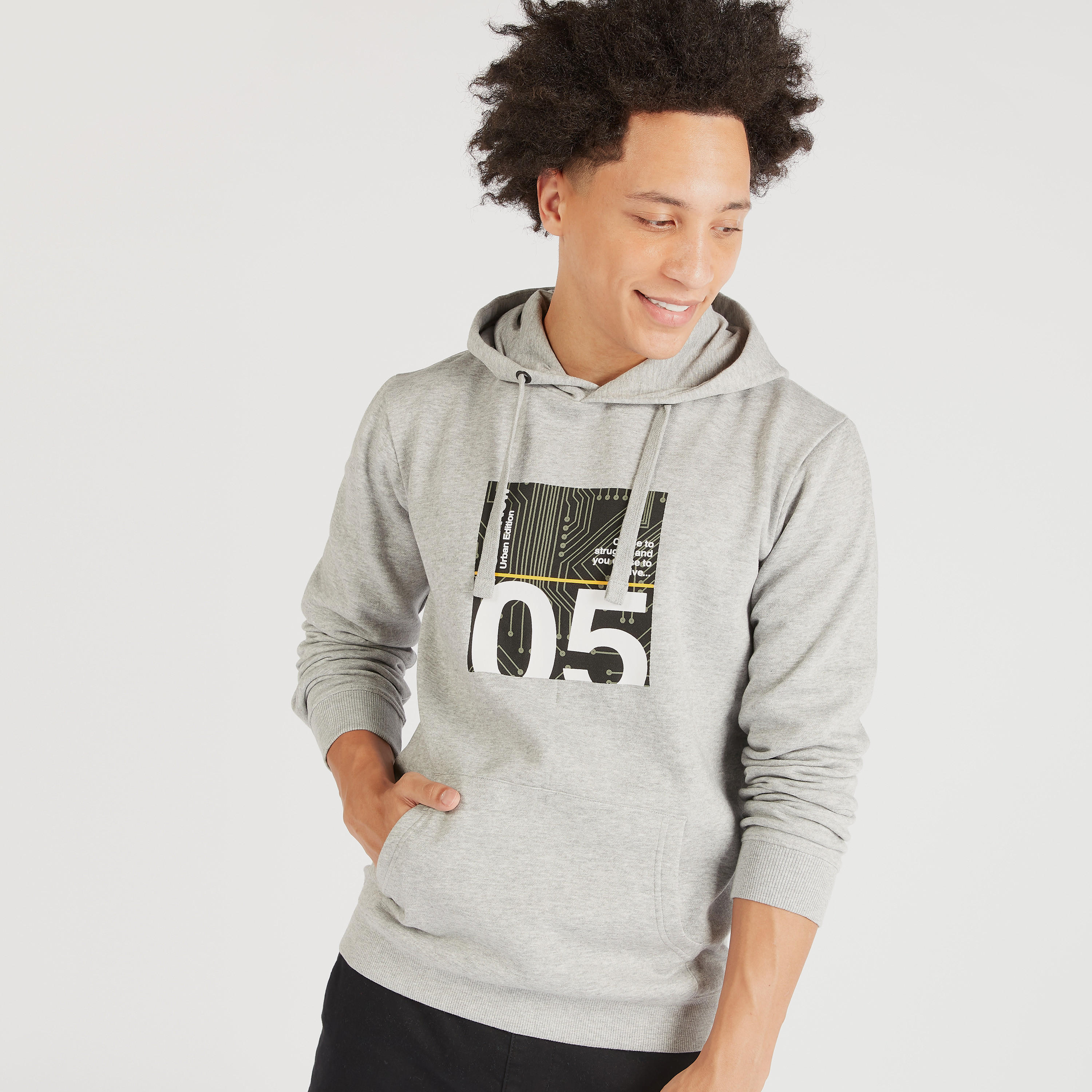 Graphic Print Hooded Sweatshirt with Long Sleeves-men-winterwear-hoodiesandsweatshirts-image-5