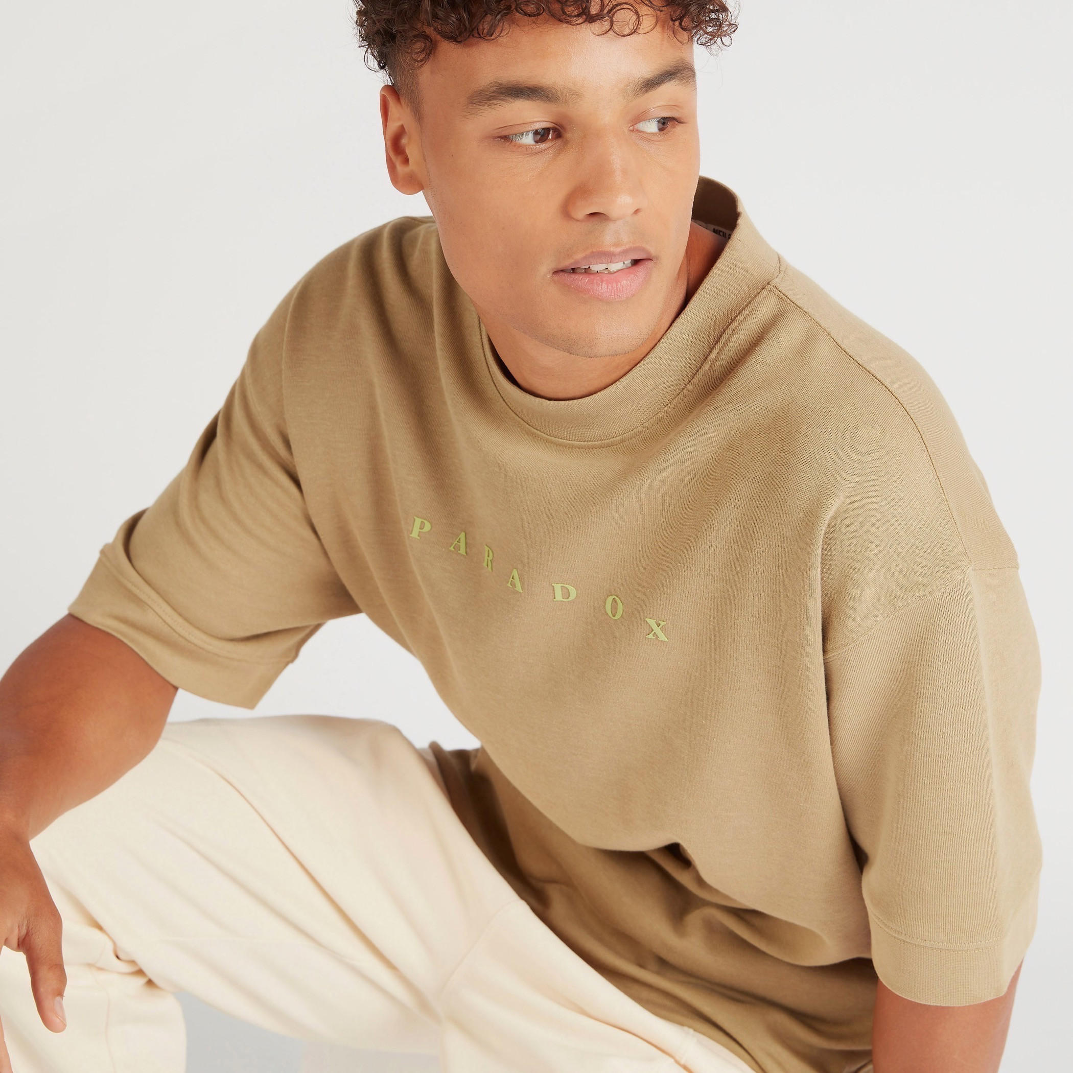 Solid Crew Neck T-shirt with Short Sleeves-men-clothing-tshirtsandpolos-tshirts-image-5