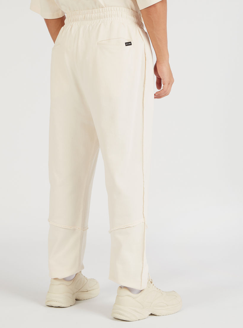 Solid Mid-Rise Joggers with Drawstring Closure and Pockets-men-clothing-bottoms-joggers-image-4