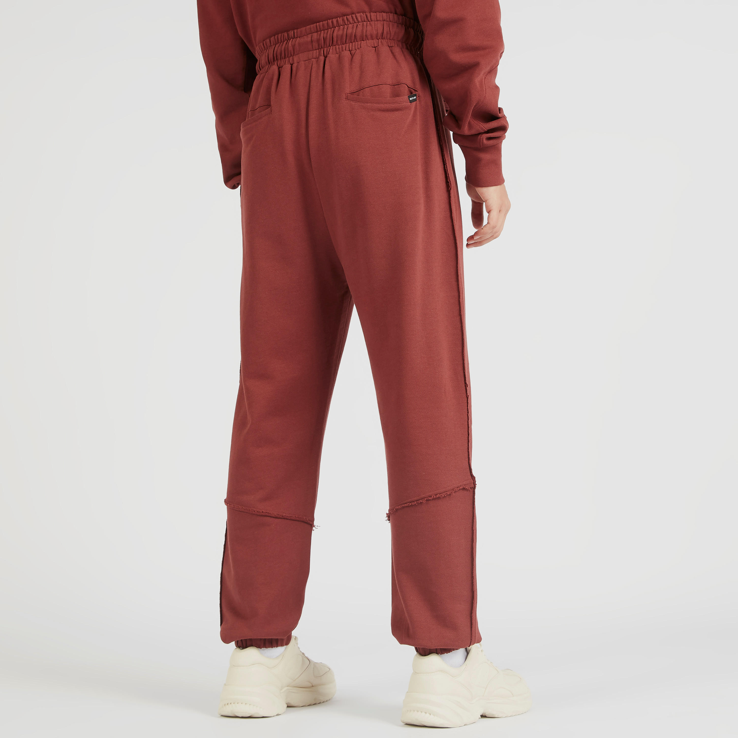 Solid Mid-Rise Joggers with Drawstring Closure and Pockets-men-clothing-bottoms-joggers-image-4