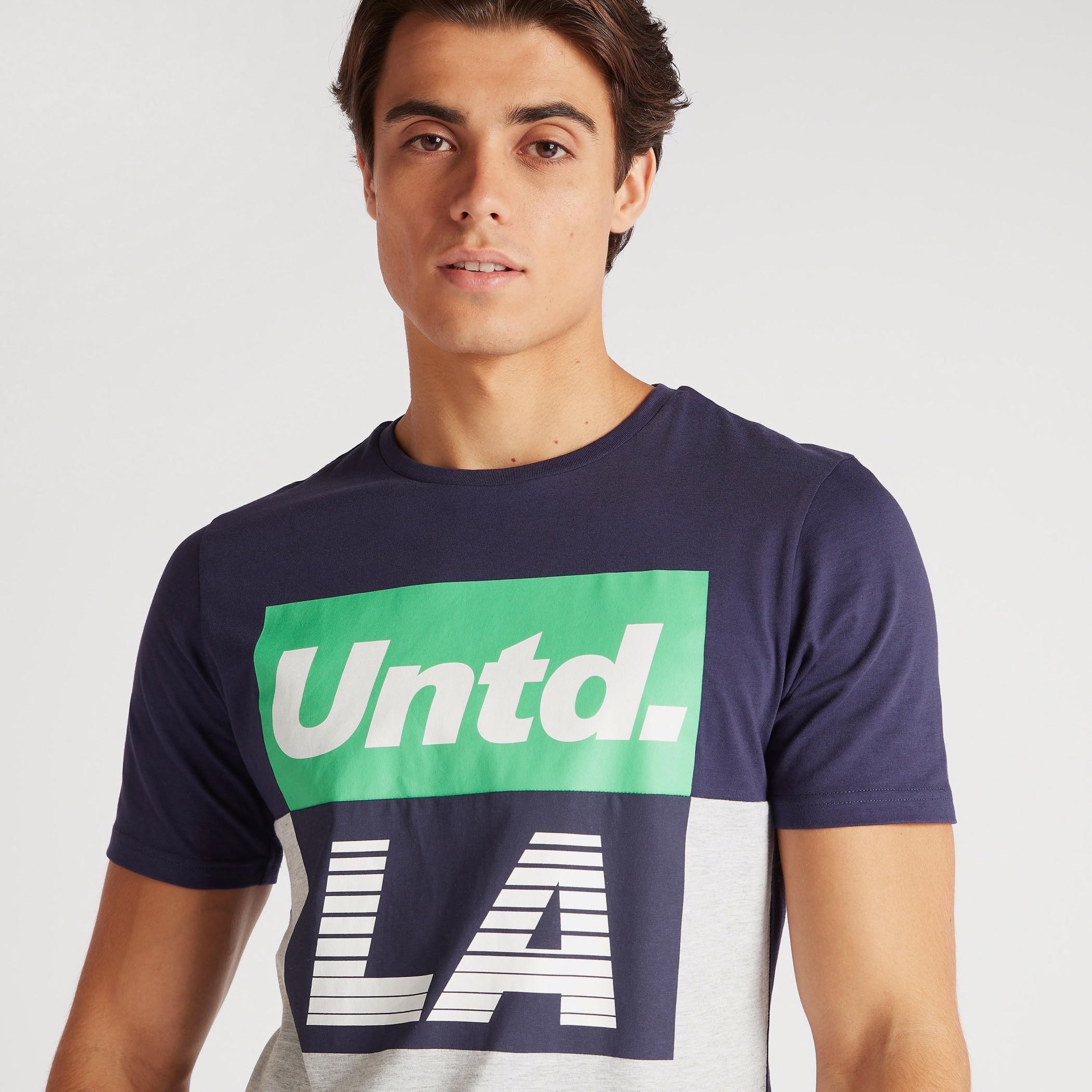 Slogan Print T-shirt with Crew Neck and Short Sleeves-men-clothing-tshirtsandpolos-tshirts-image-3