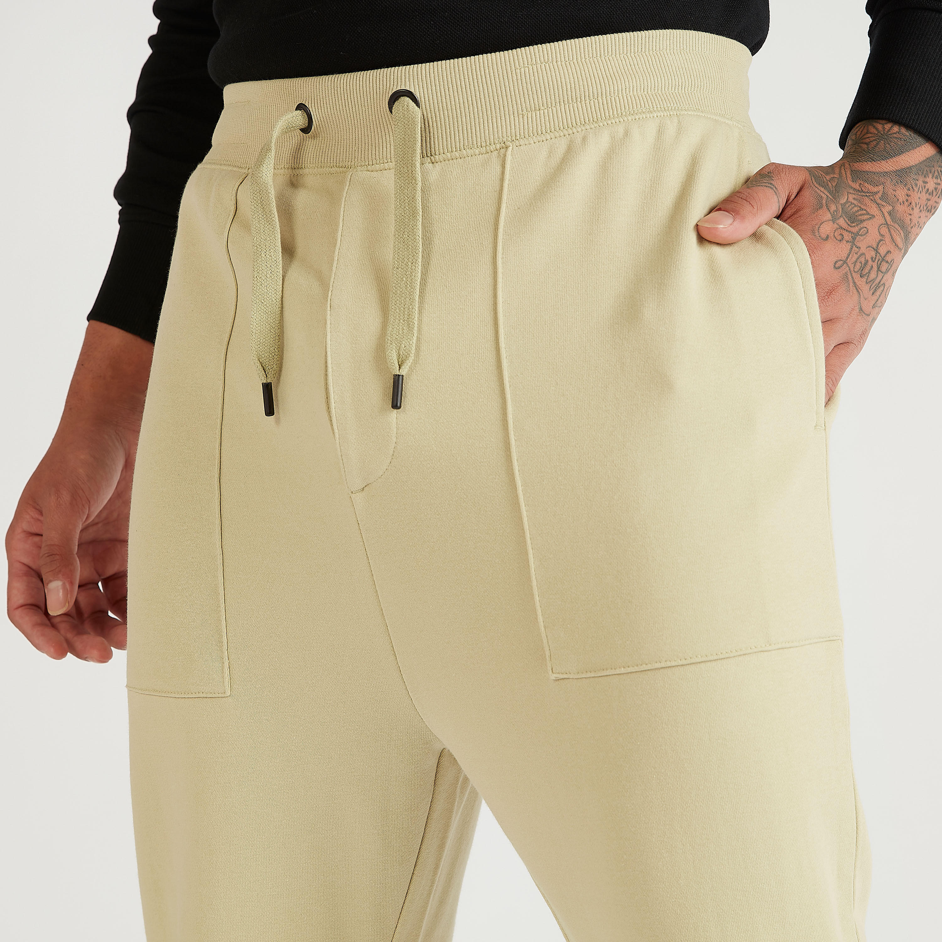 Solid Joggers with Drawstring Closure and Pockets-men-clothing-bottoms-joggers-image-3