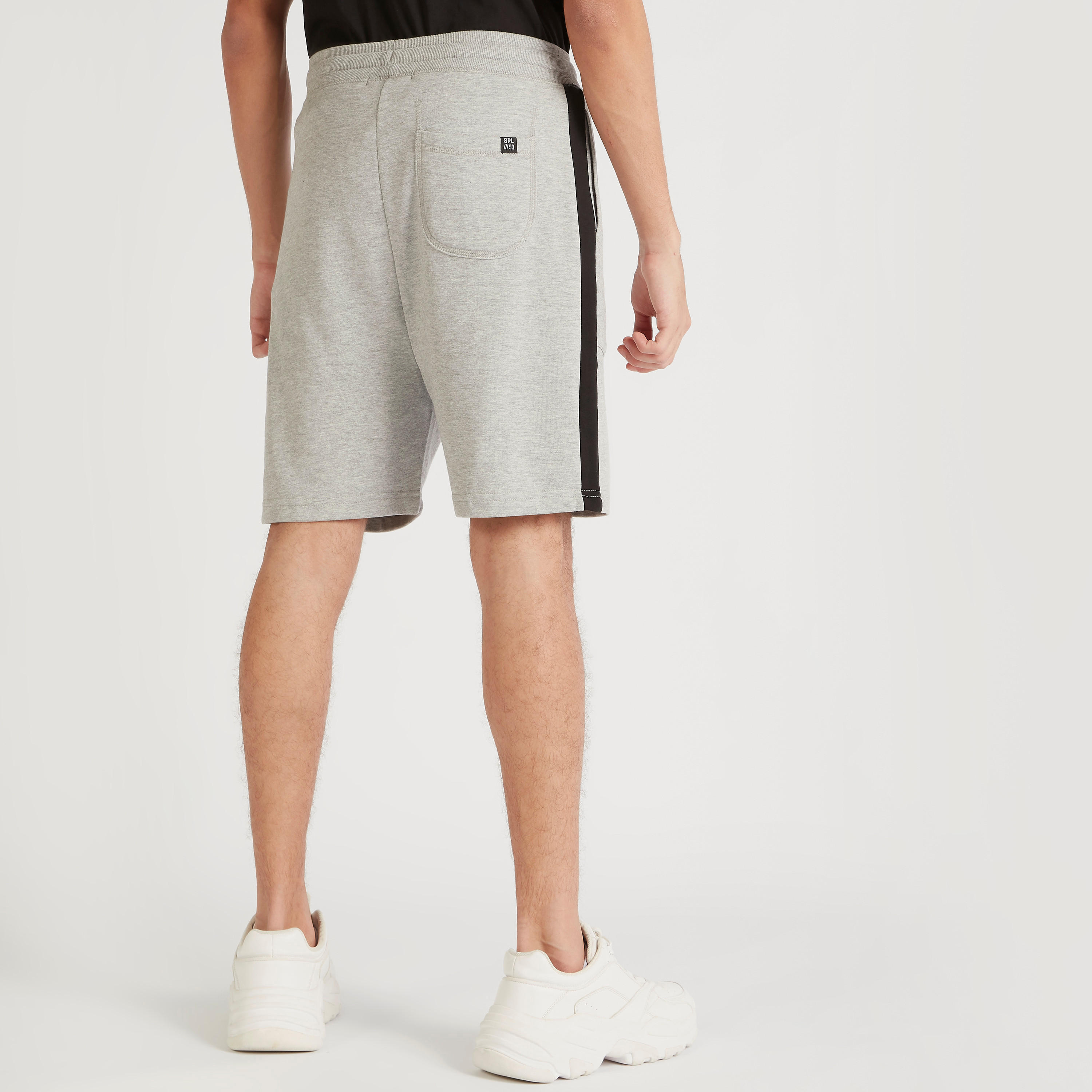 Solid Mid-Rise Shorts with Drawstring Closure and Pockets-men-clothing-bottoms-shorts-image-4