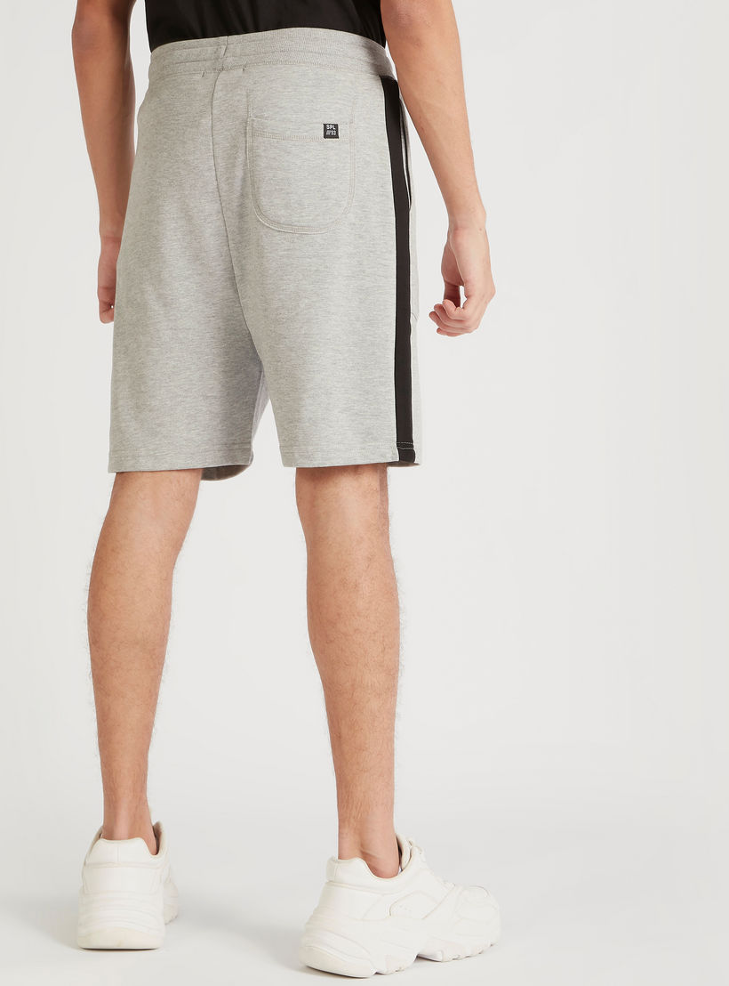 Solid Mid-Rise Shorts with Drawstring Closure and Pockets-men-clothing-bottoms-shorts-image-4