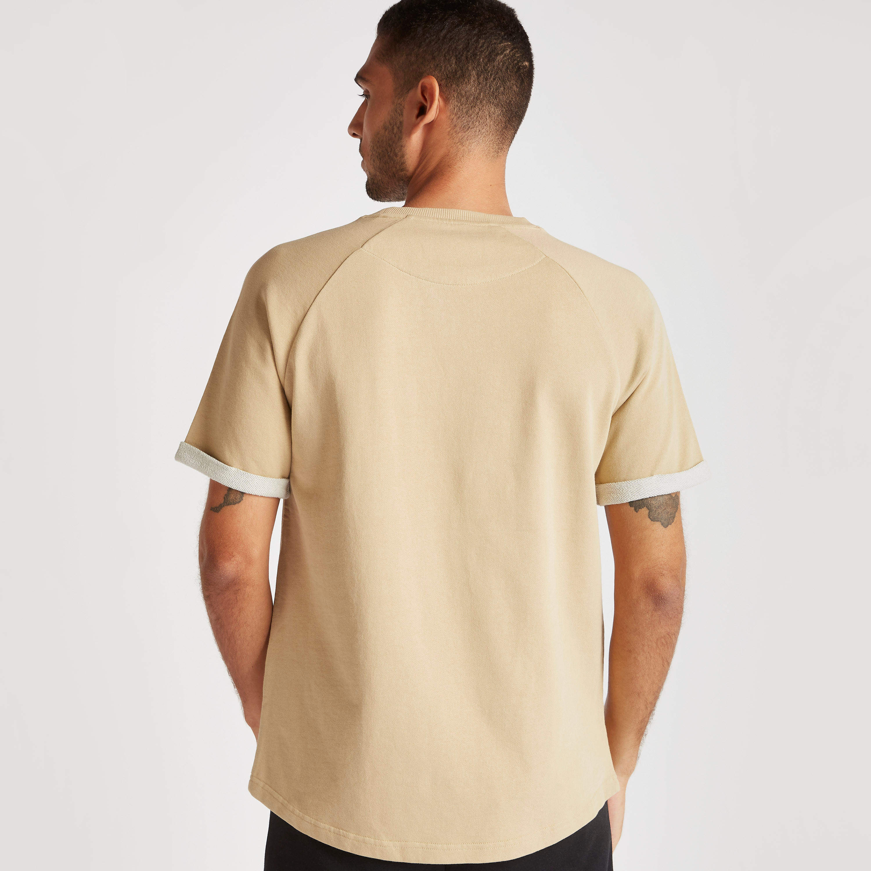 Textured T-shirt with Raglan Sleeves and Patch Pocket-men-clothing-tshirtsandpolos-tshirts-image-4