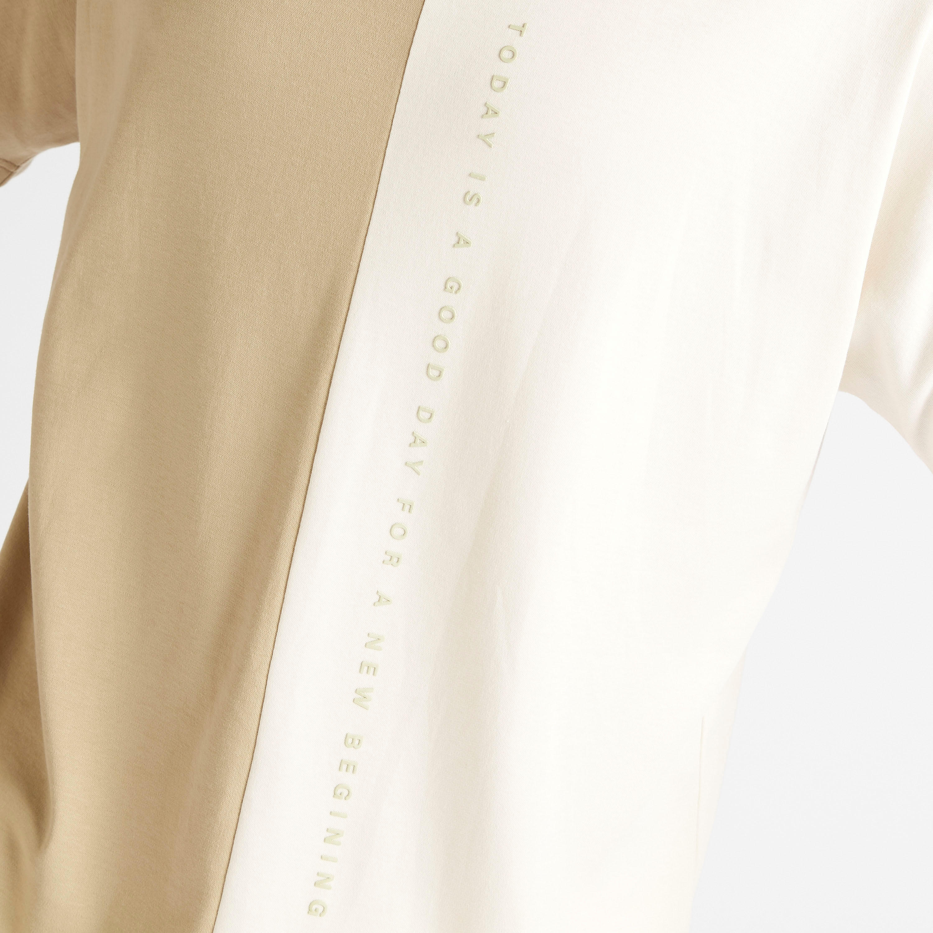 تيشيرت بقوالب ملوّنة وياقة ضيقة وأكمام قصيرة-men-clothing-tshirtsandpolos-tshirts-image-3