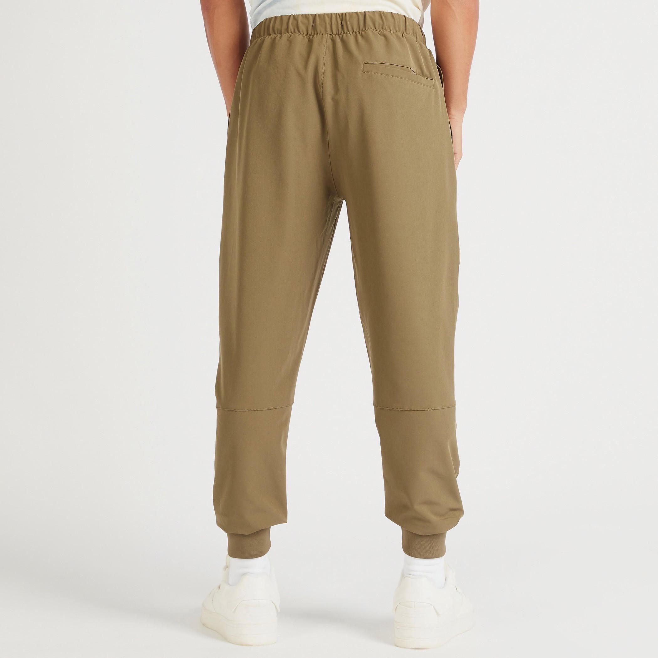Solid Mid-Rise Joggers with Drawstring Closure and Pockets-men-clothing-bottoms-joggers-image-4