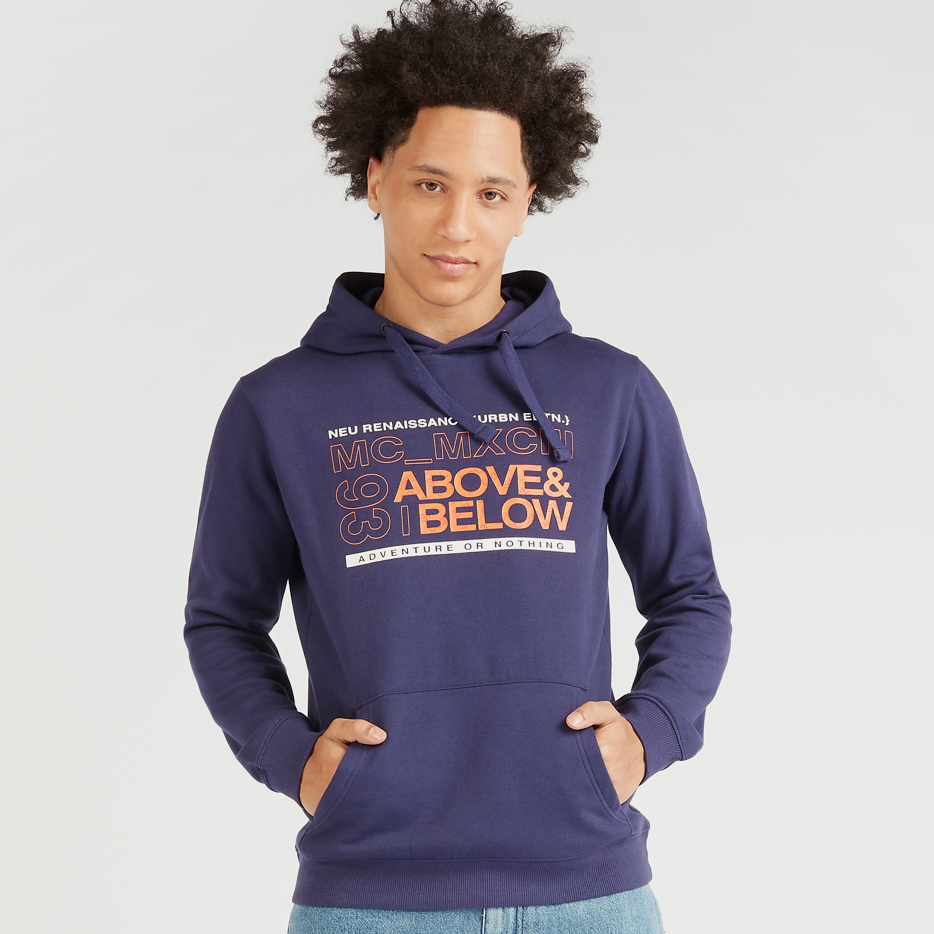 سويت شيرت بقبعة وأكمام طويلة وطبعات جرافيك من لي كوبر-men-winterwear-hoodiesandsweatshirts-image-1
