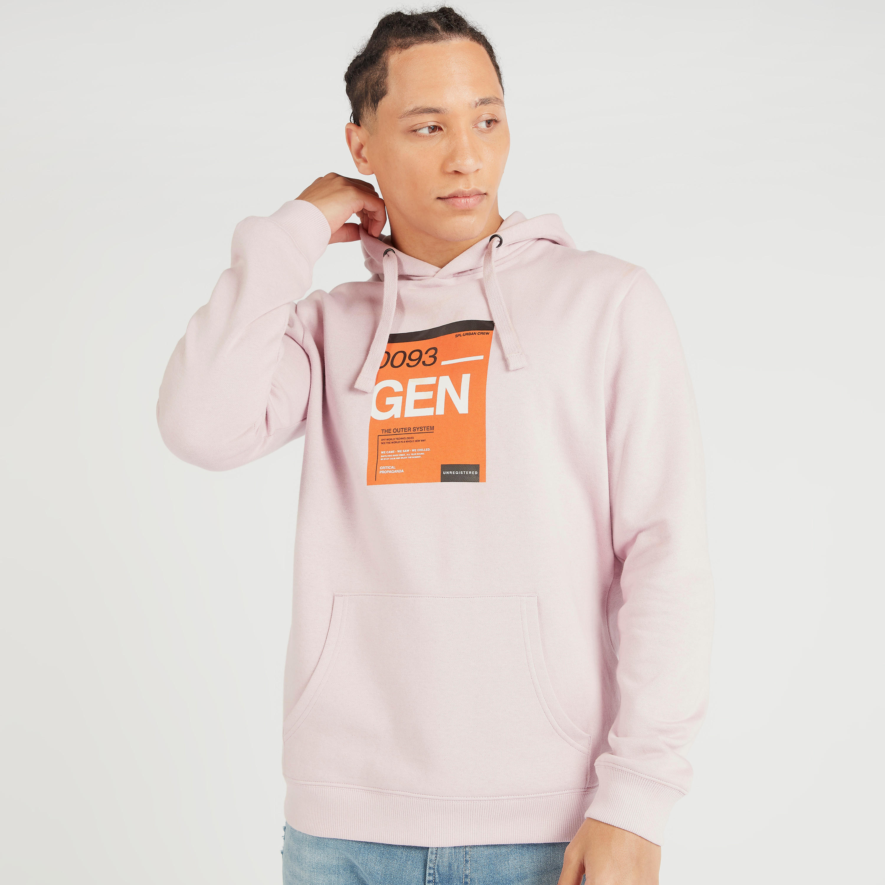 سويت شيرت سادة بقبعة وأكمام طويلة  وطبعات جرافيك-men-winterwear-hoodiesandsweatshirts-image-5