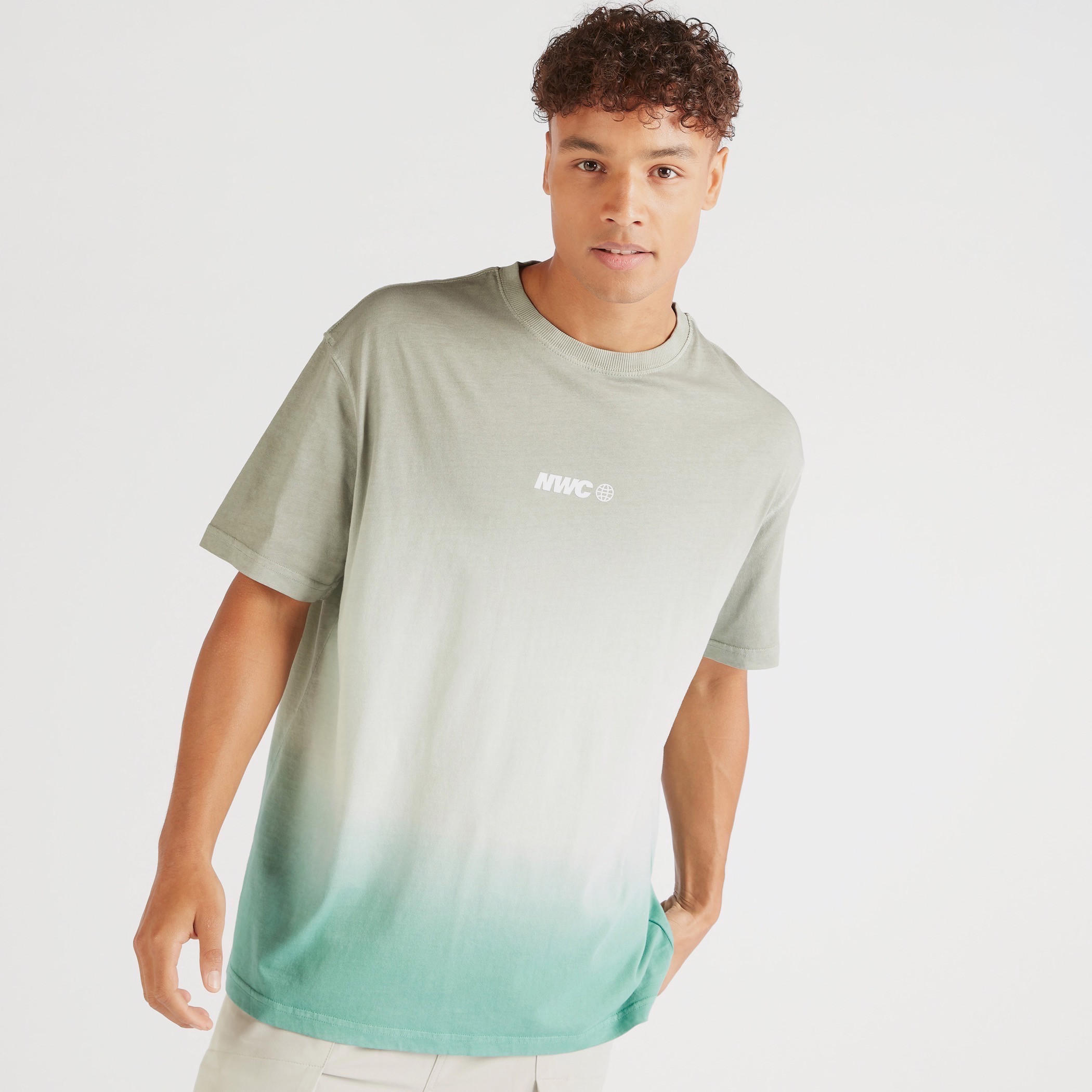 تيشيرت أومبري بياقة ضيّقة وأكمام قصيرة-men-clothing-tshirtsandpolos-tshirts-image-1
