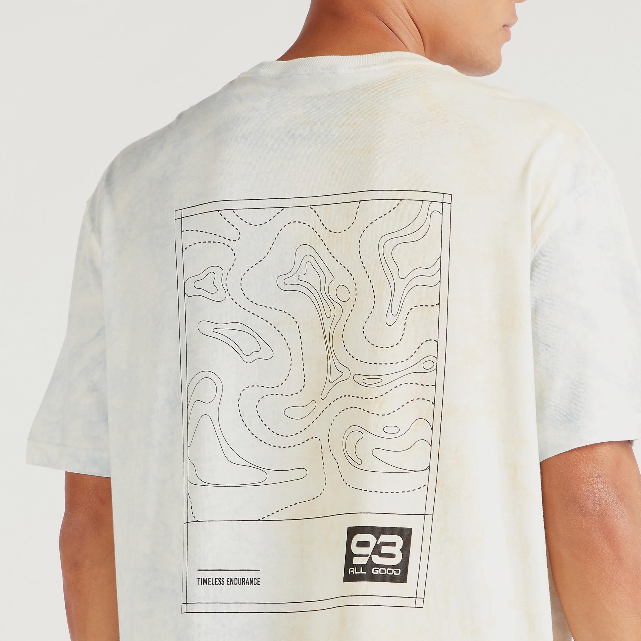 تيشيرت مصبوغ بياقة ضيّقة وأكمام قصيرة-men-clothing-tshirtsandpolos-tshirts-image-3