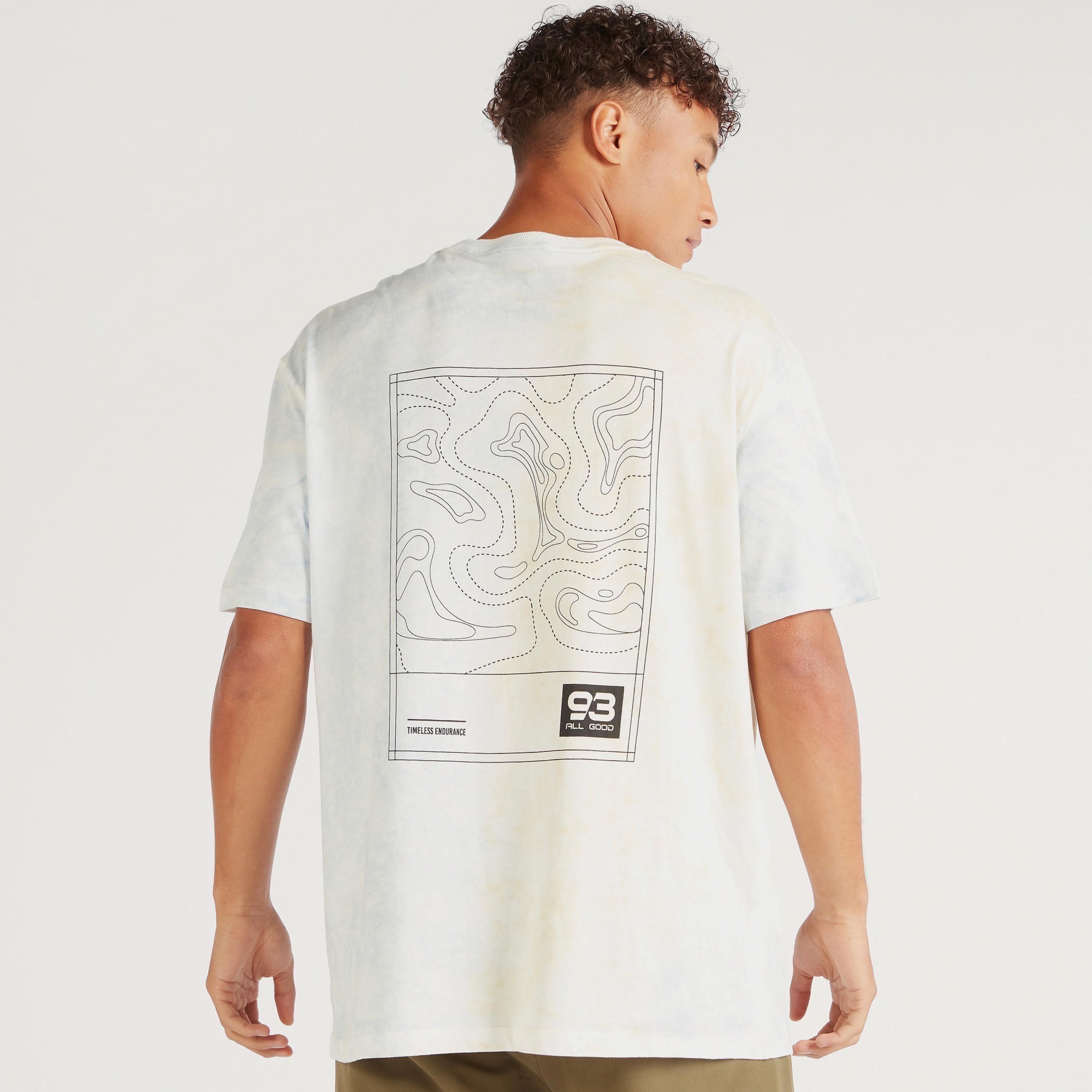 تيشيرت مصبوغ بياقة ضيّقة وأكمام قصيرة-men-clothing-tshirtsandpolos-tshirts-image-4