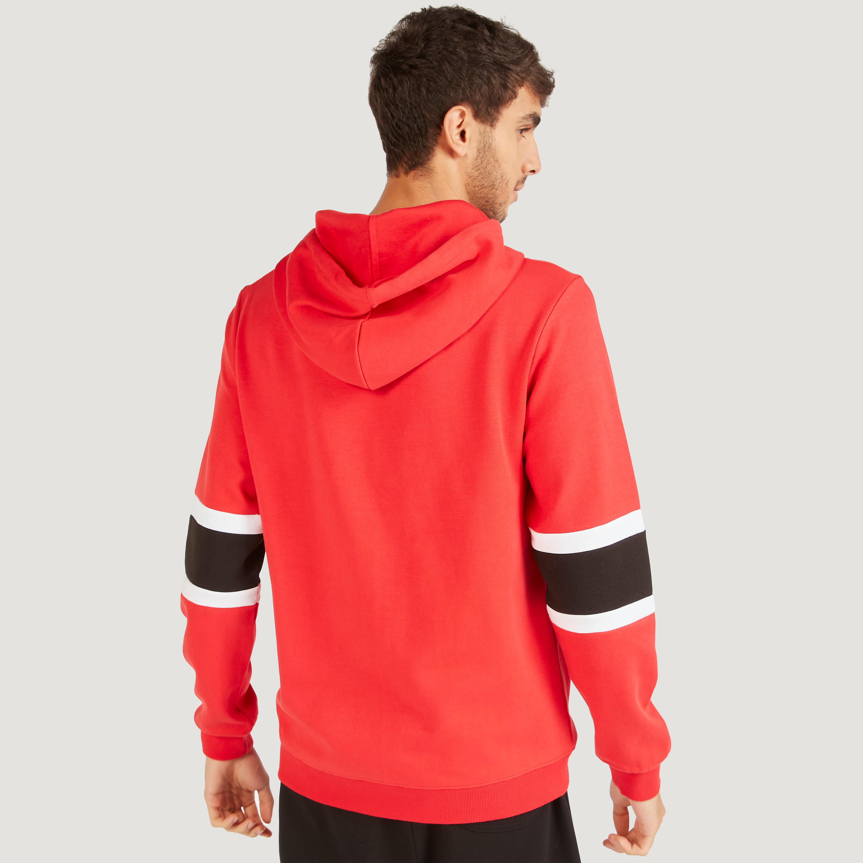 Graphic Print Hooded Sweatshirt with Long Sleeves and Kangaroo Pocket-men-winterwear-hoodiesandsweatshirts-image-5