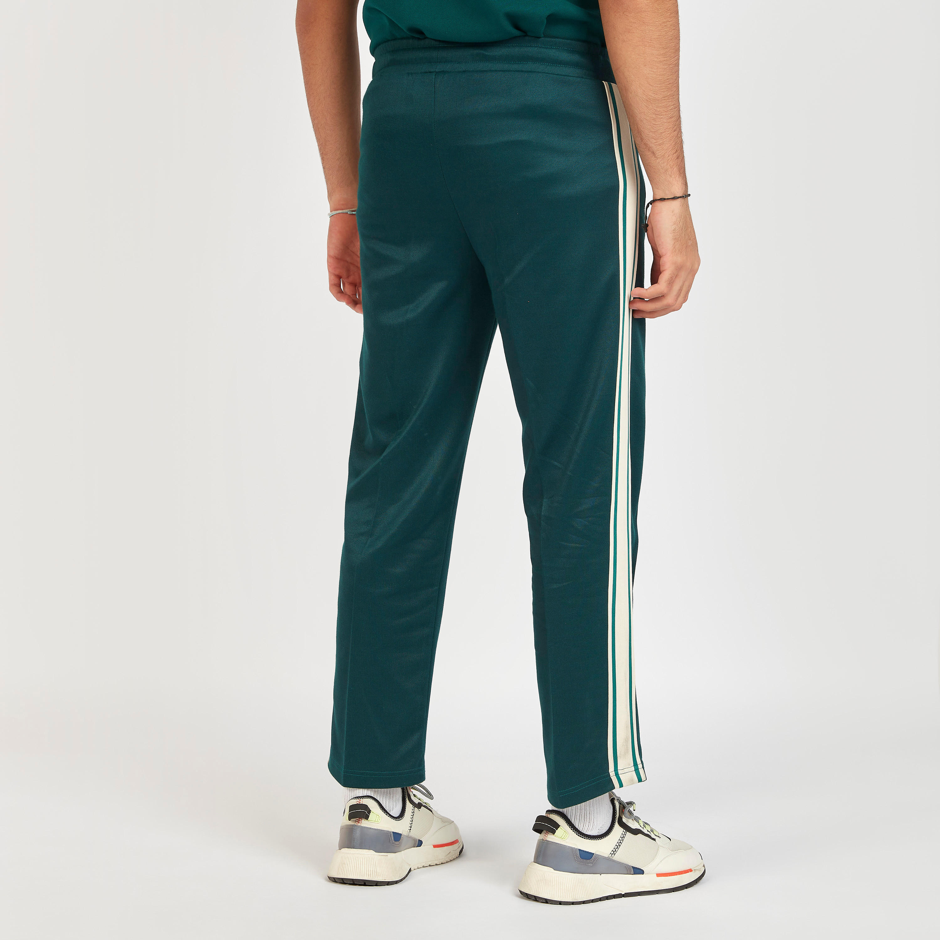 بنطلون رياضي بخصر متوسط الارتفاع مع رباط إغلاق وجيوب-men-clothing-bottoms-joggers-image-4
