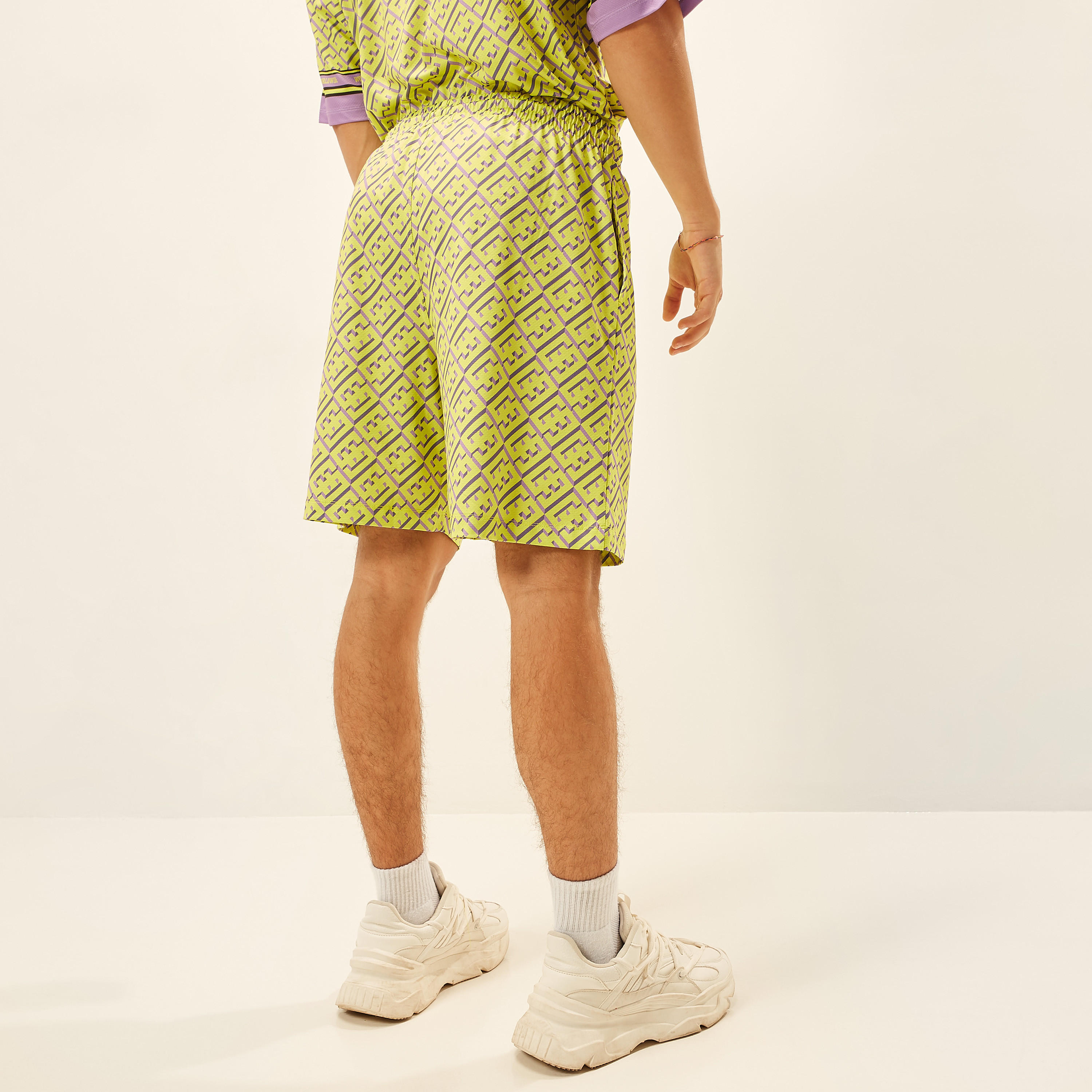 Printed Shorts with Drawstring Closure and Pockets-men-clothing-bottoms-shorts-image-4