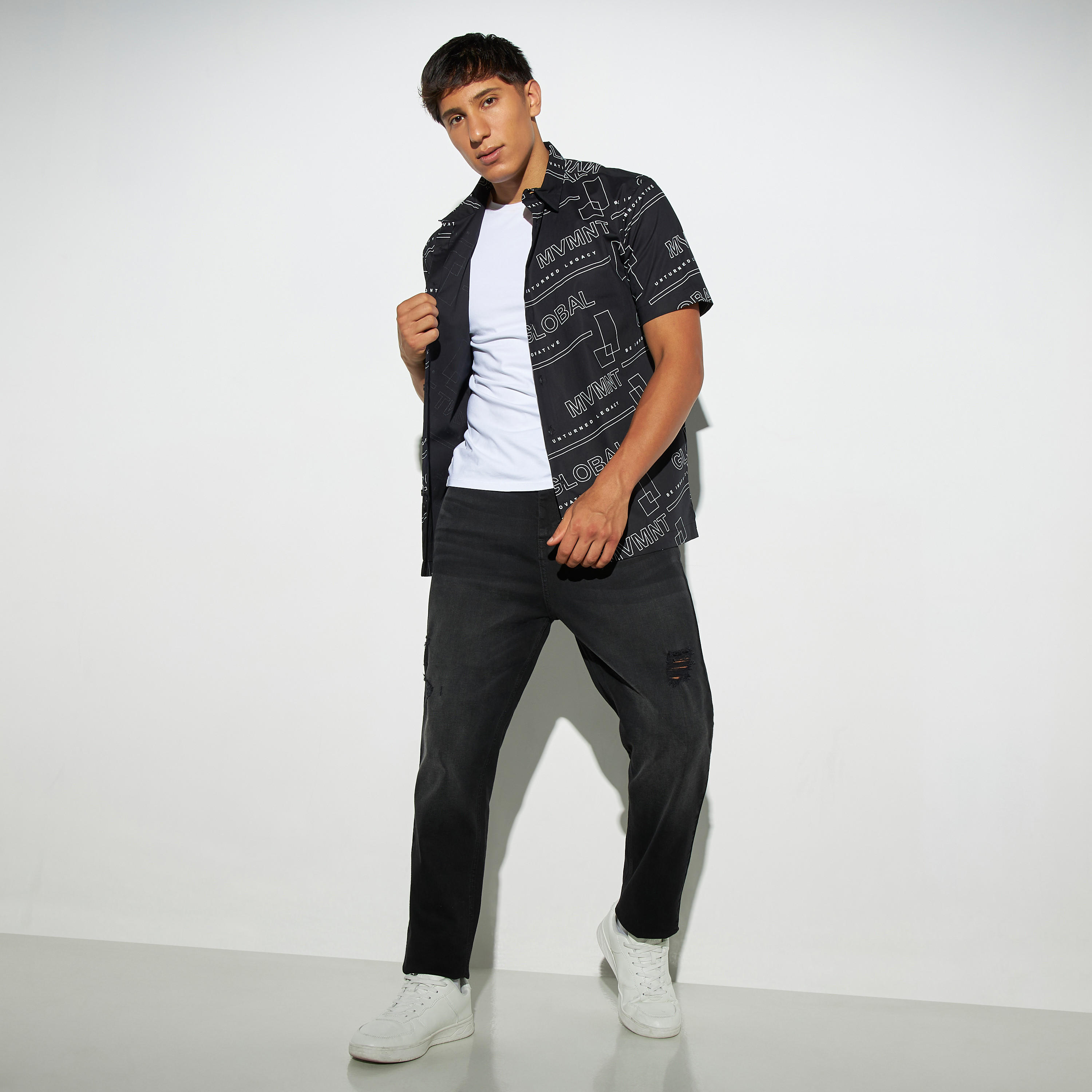 قميص بأكمام قصيرة وطبعات-men-clothing-shirts-image-2