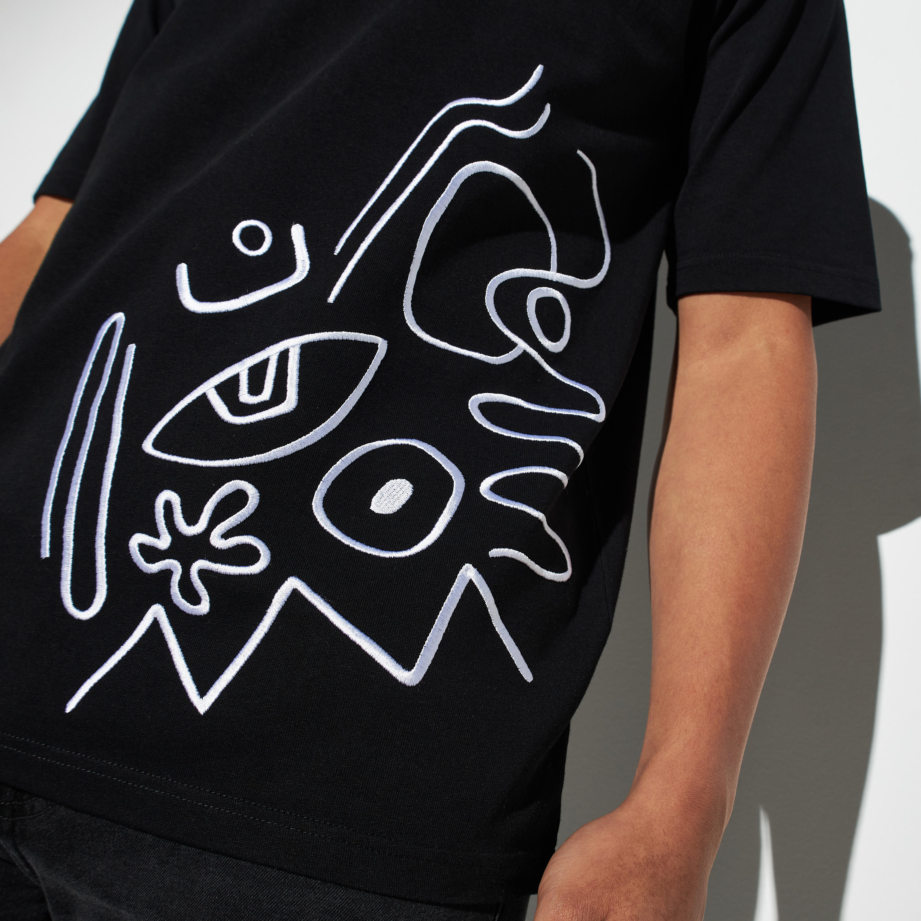 Printed T-shirt with Crew Neck and Short Sleeves-men-clothing-tshirtsandpolos-tshirts-image-2