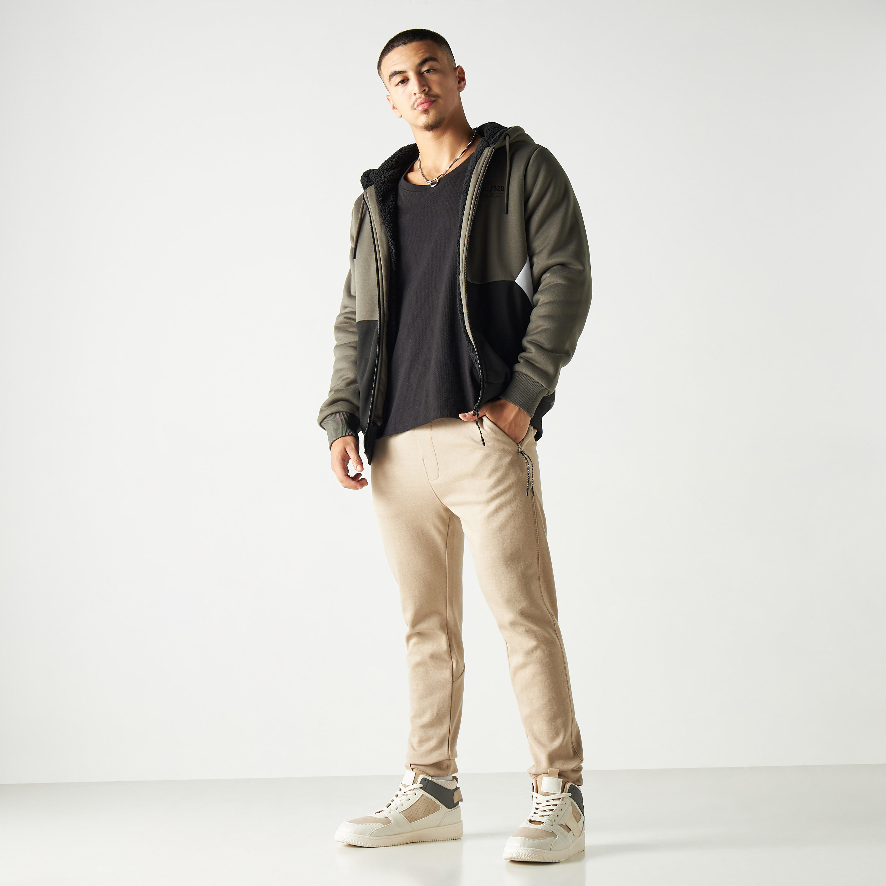 Solid Joggers with Drawstring Closure and Zipped Pockets-men-clothing-bottoms-joggers-image-2