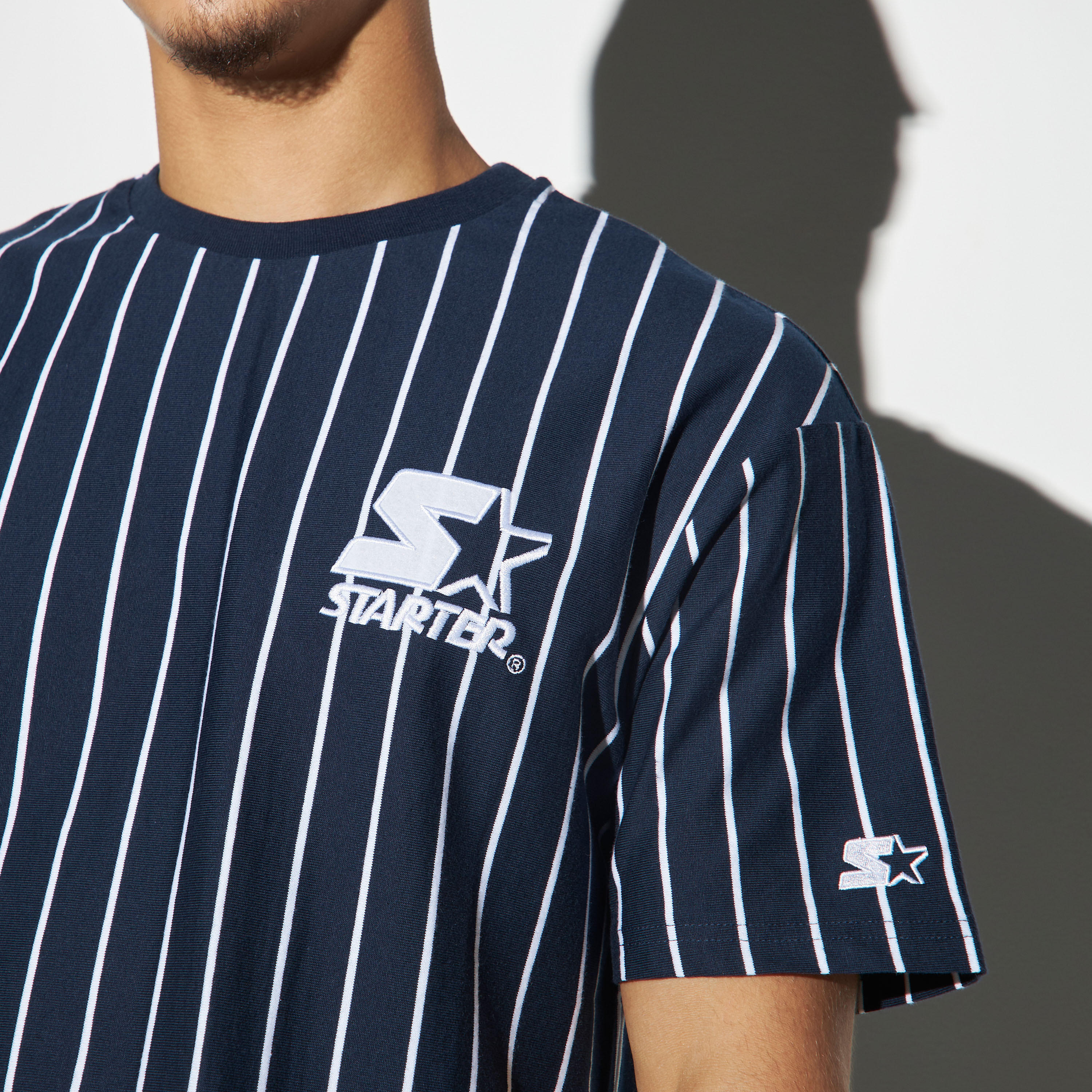 تيشيرت مخطط بأكمام قصيرة وزخارف-men-clothing-tshirtsandpolos-tshirts-image-4