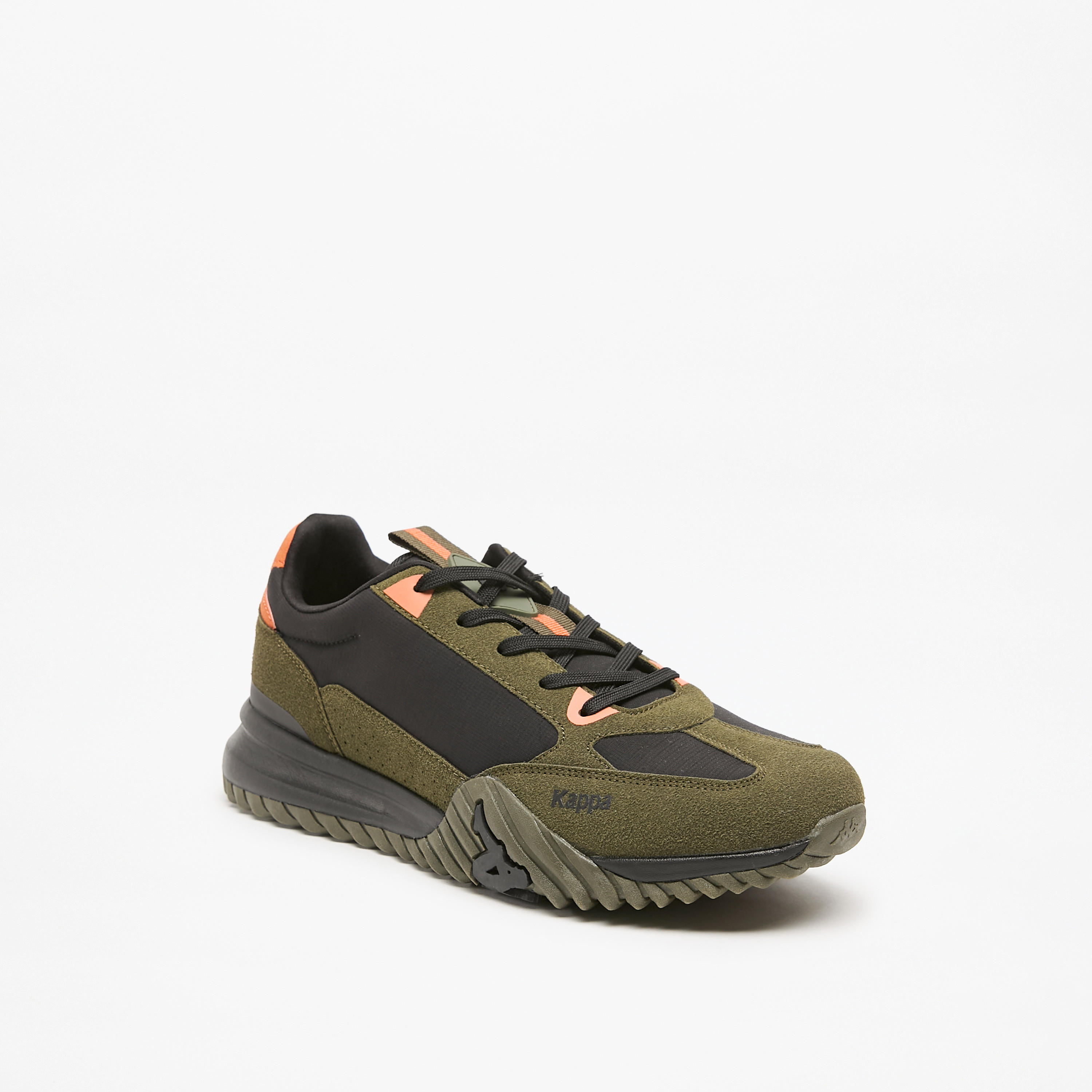 Kappa Men's Logo Embossed Sports Shoes with Lace-Up Closure-men-shoes-sneakers-image-1