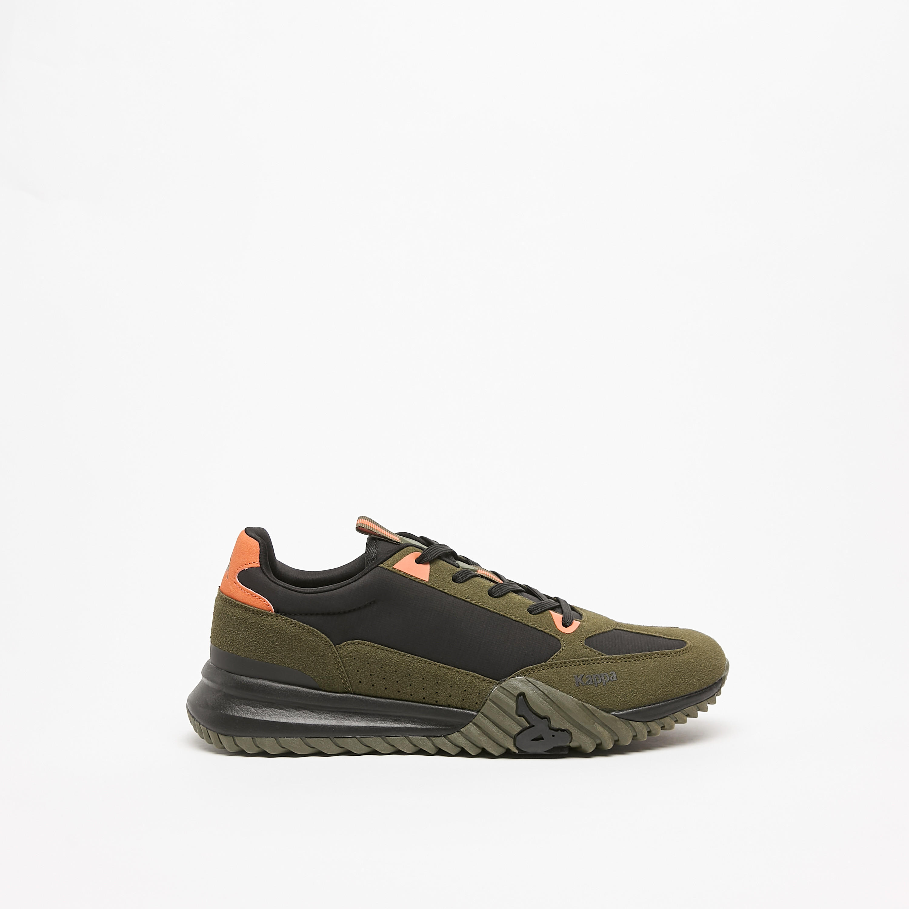 Kappa Men's Logo Embossed Sports Shoes with Lace-Up Closure-men-shoes-sneakers-image-3