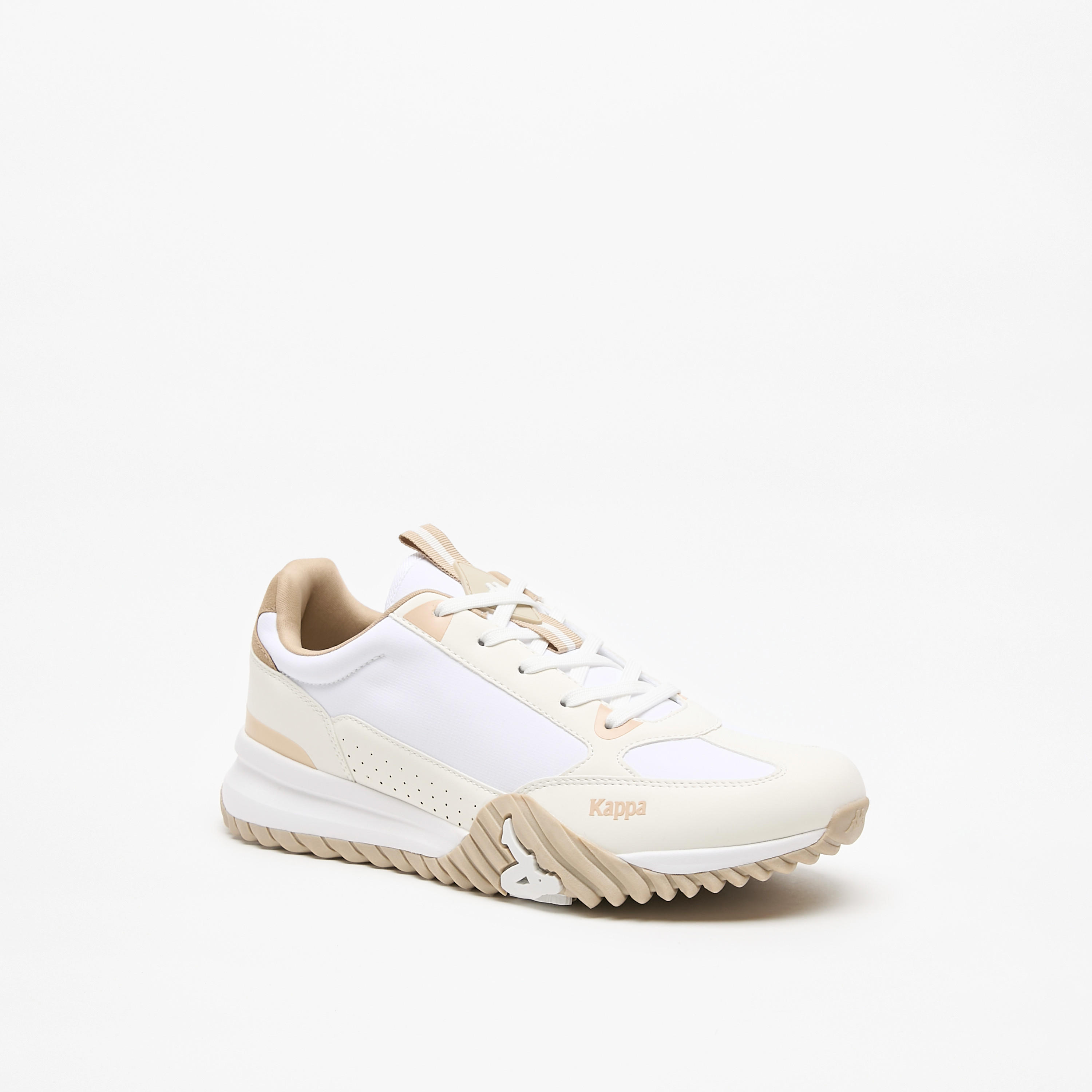 Kappa Men's Logo Embossed Sports Shoes with Lace-Up Closure-men-shoes-sneakers-image-1