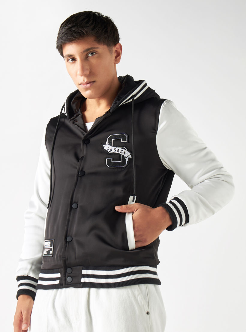 جاكيت فارستي مطرّز بأكمام طويلة وقبّعة-men-clothing-jacketsandblazers-jackets-image-1