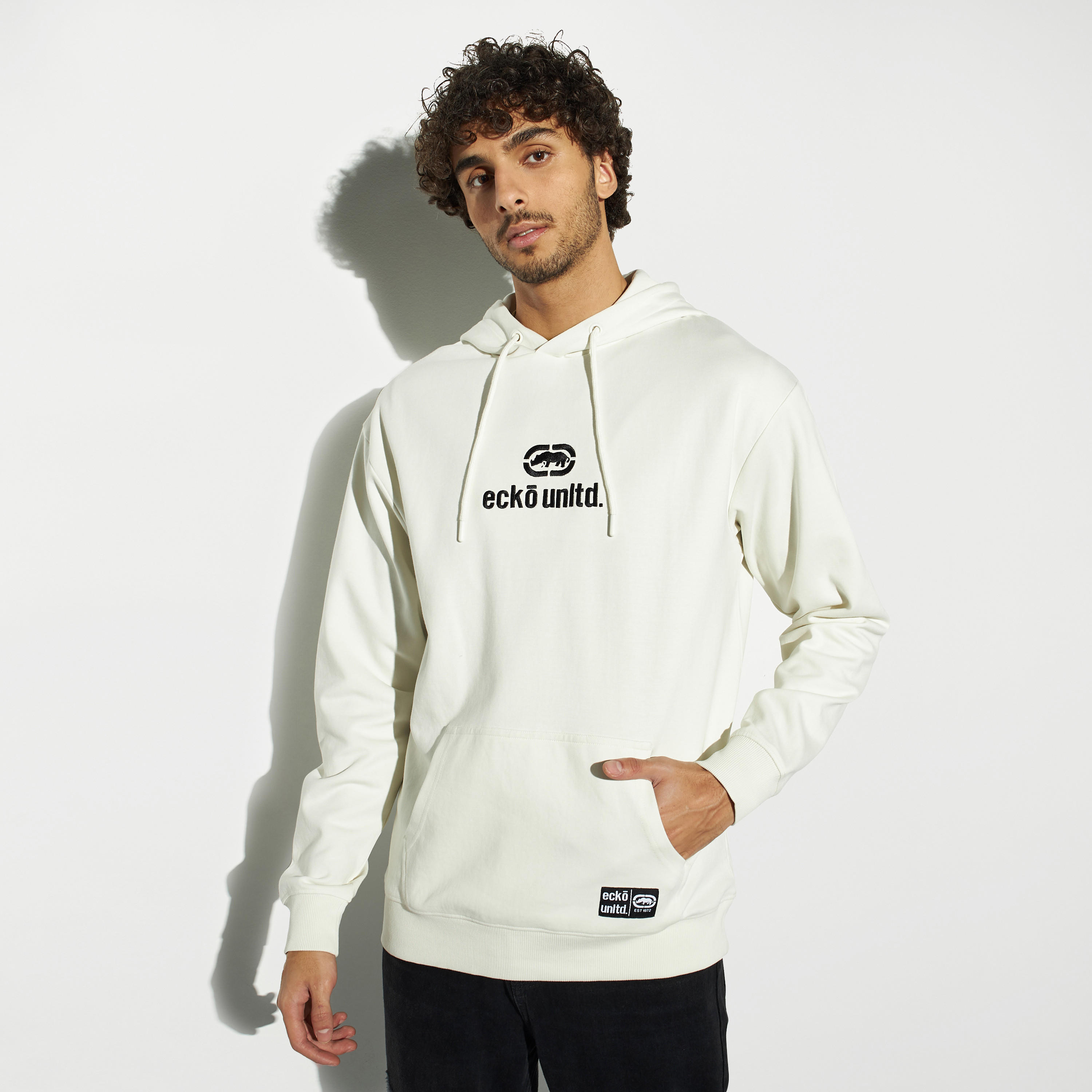 Ecko Embroidered Hoodie with Kangaroo Pocket-men-winterwear-hoodiesandsweatshirts-image-1