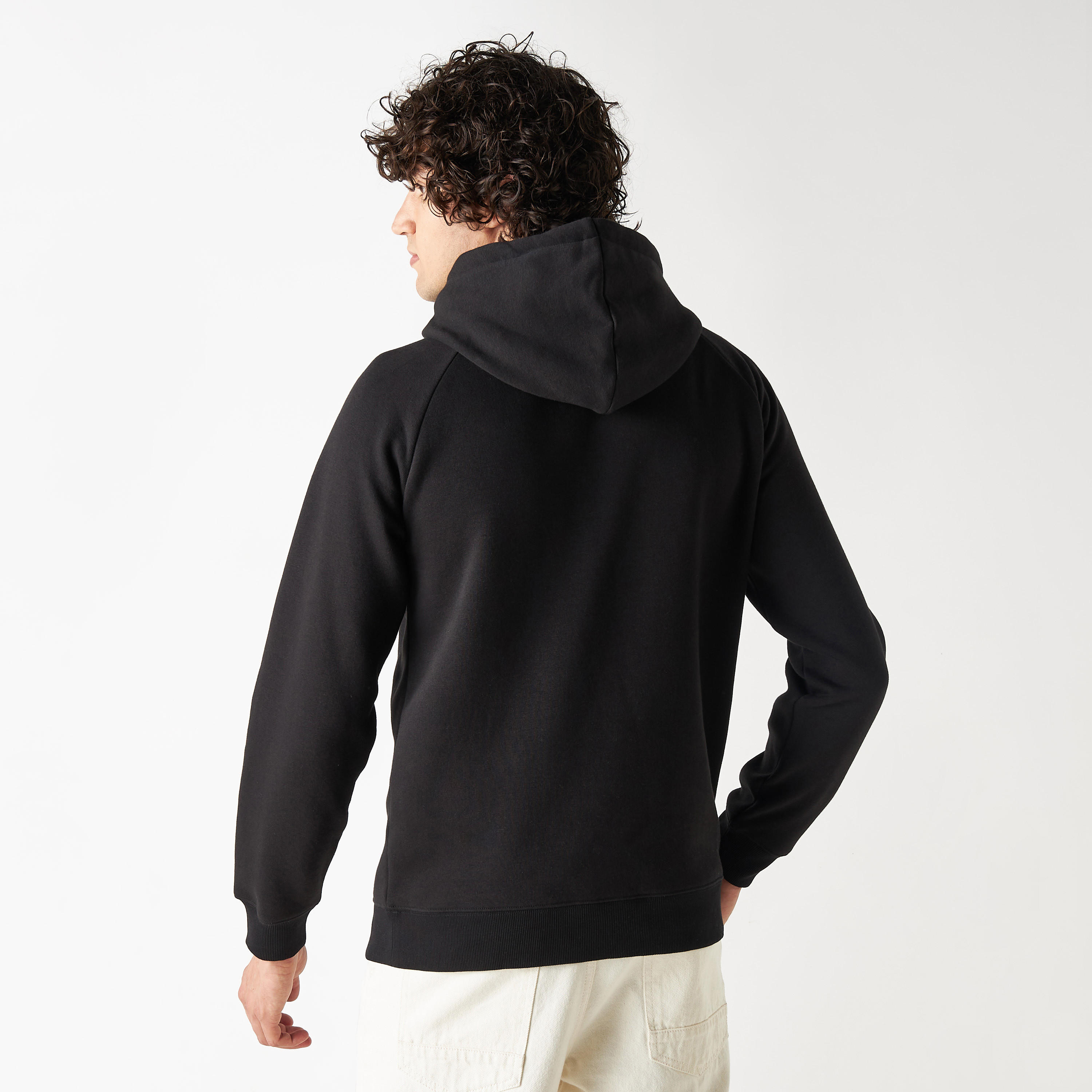 سويت شيرت بنقوش نصيّة بياقة عالية وأكمام طويلة وقبعة-men-winterwear-hoodiesandsweatshirts-image-3