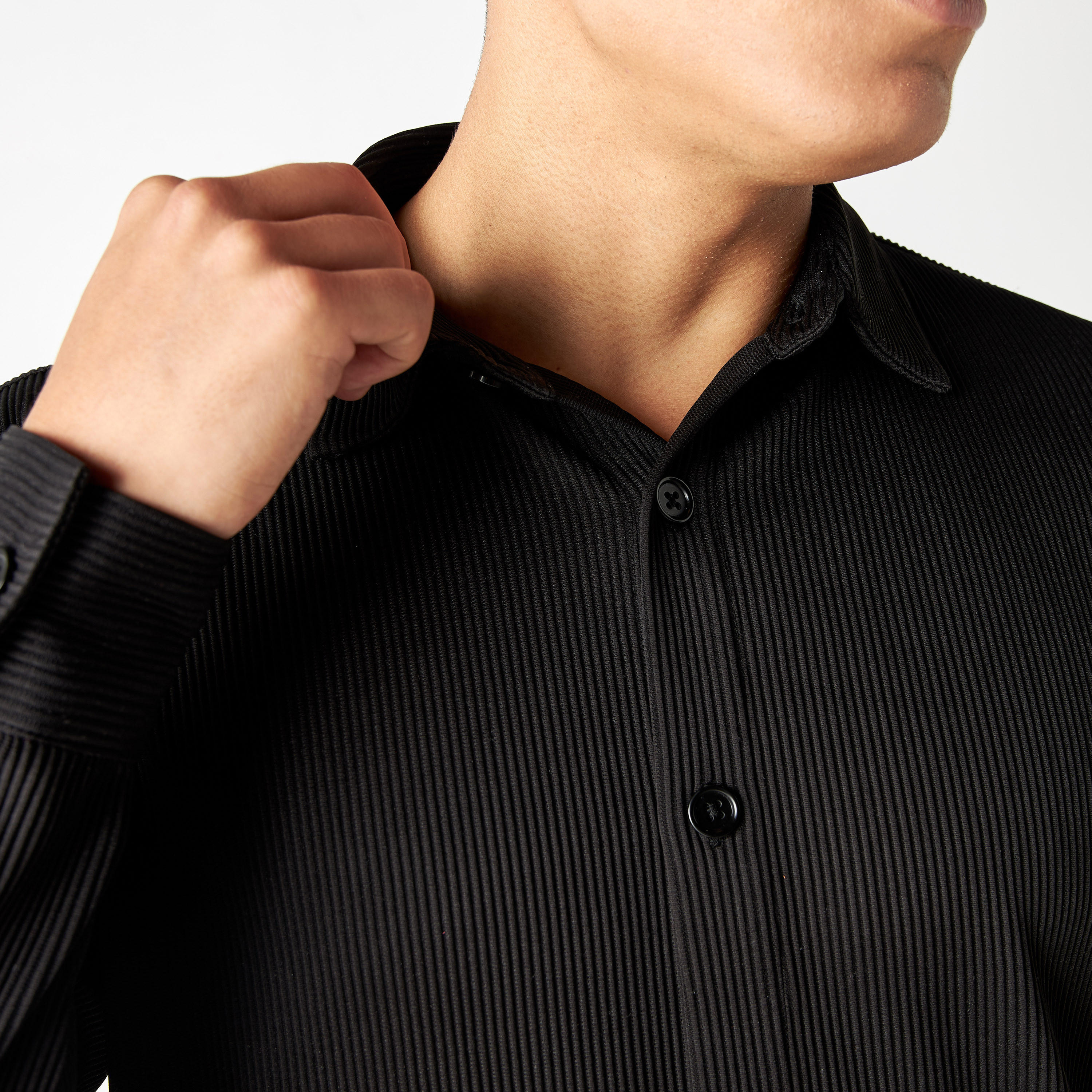 قميص بارز الملمس بأكمام طويلة-men-clothing-shirts-image-4