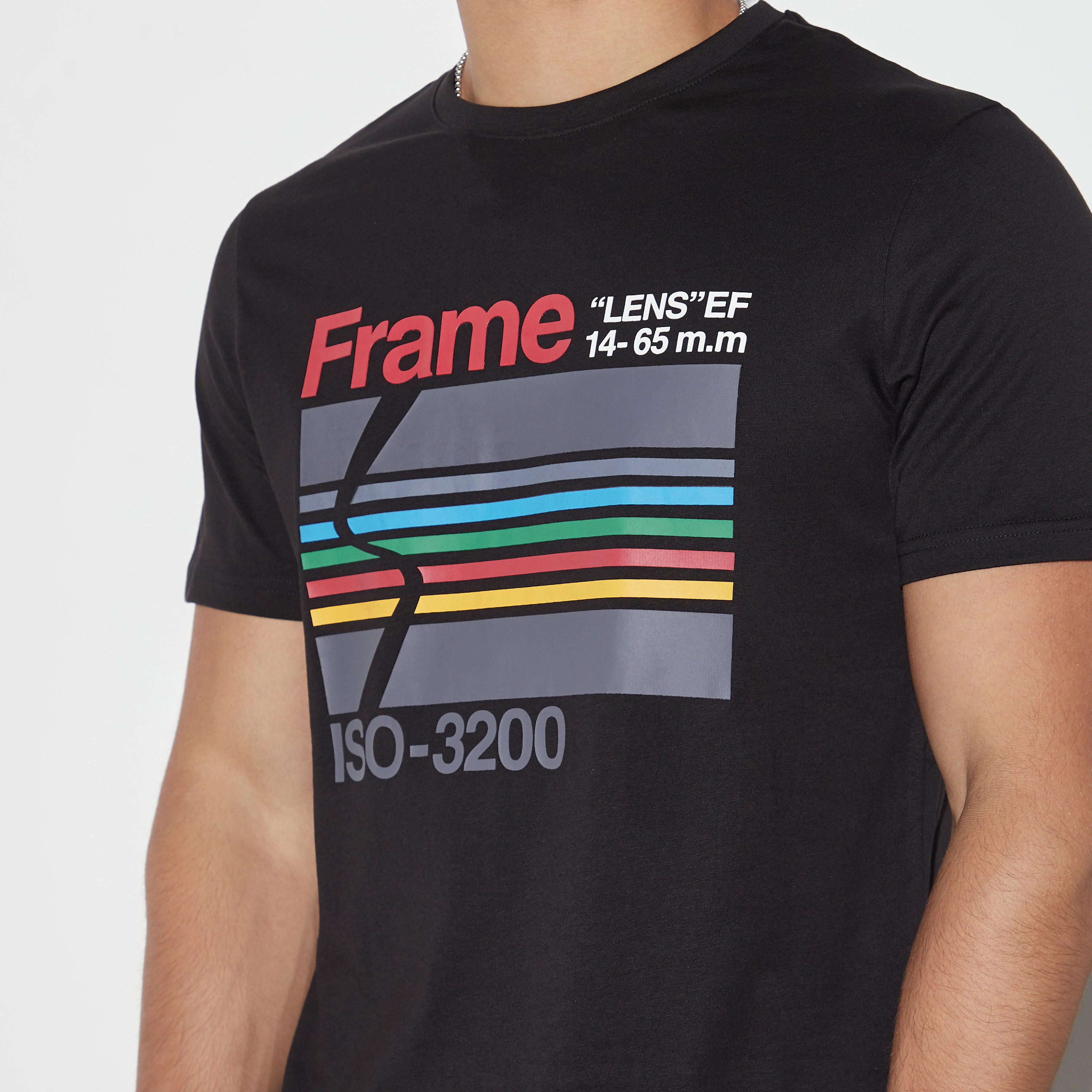 Printed Crew Neck T-shirt with Short Sleeves-men-clothing-tshirtsandpolos-tshirts-image-4