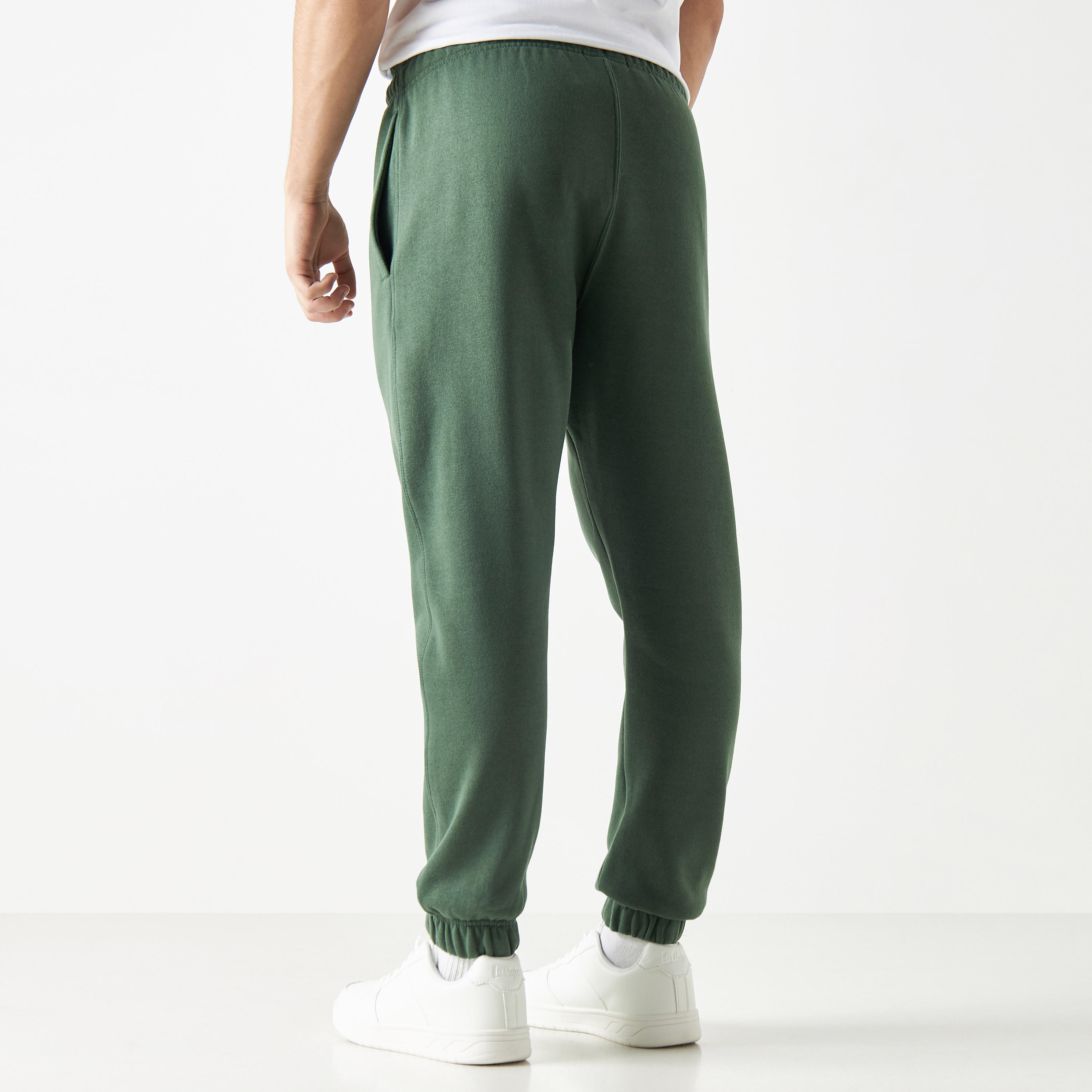 Relaxed Fit Solid Joggers with Elasticised Waistband and Pockets-men-clothing-bottoms-joggers-image-3