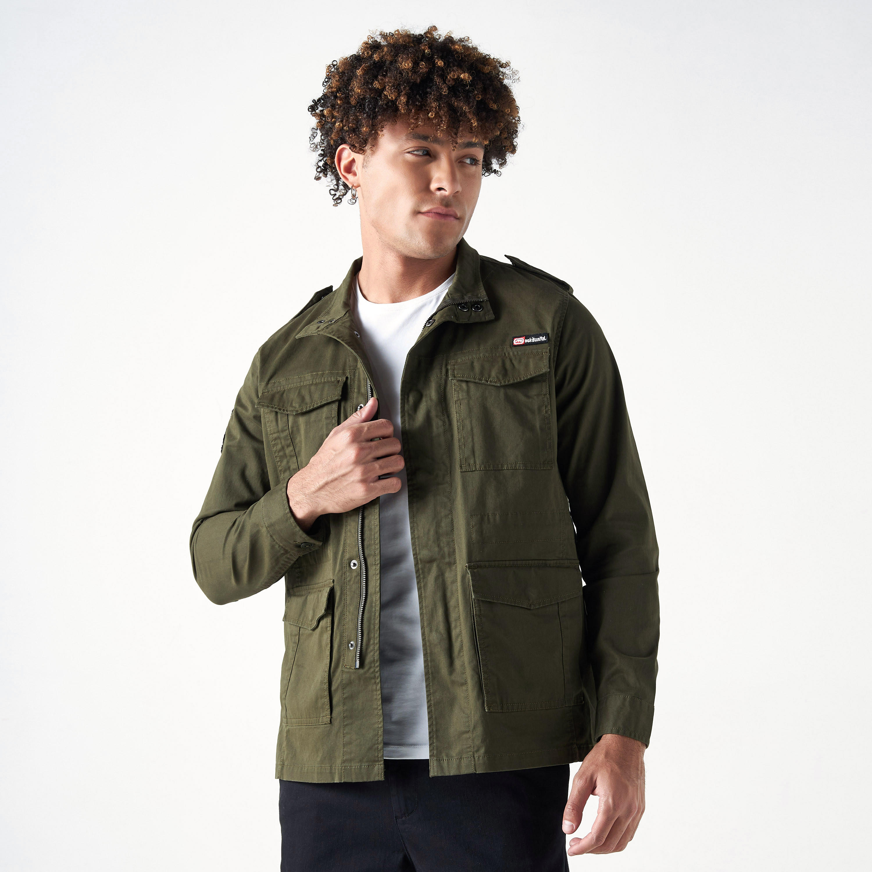 جاكيت بأكمام طويلة وتفاصيل شعار من إيكو أنليمتد-men-clothing-jacketsandblazers-jackets-image-5