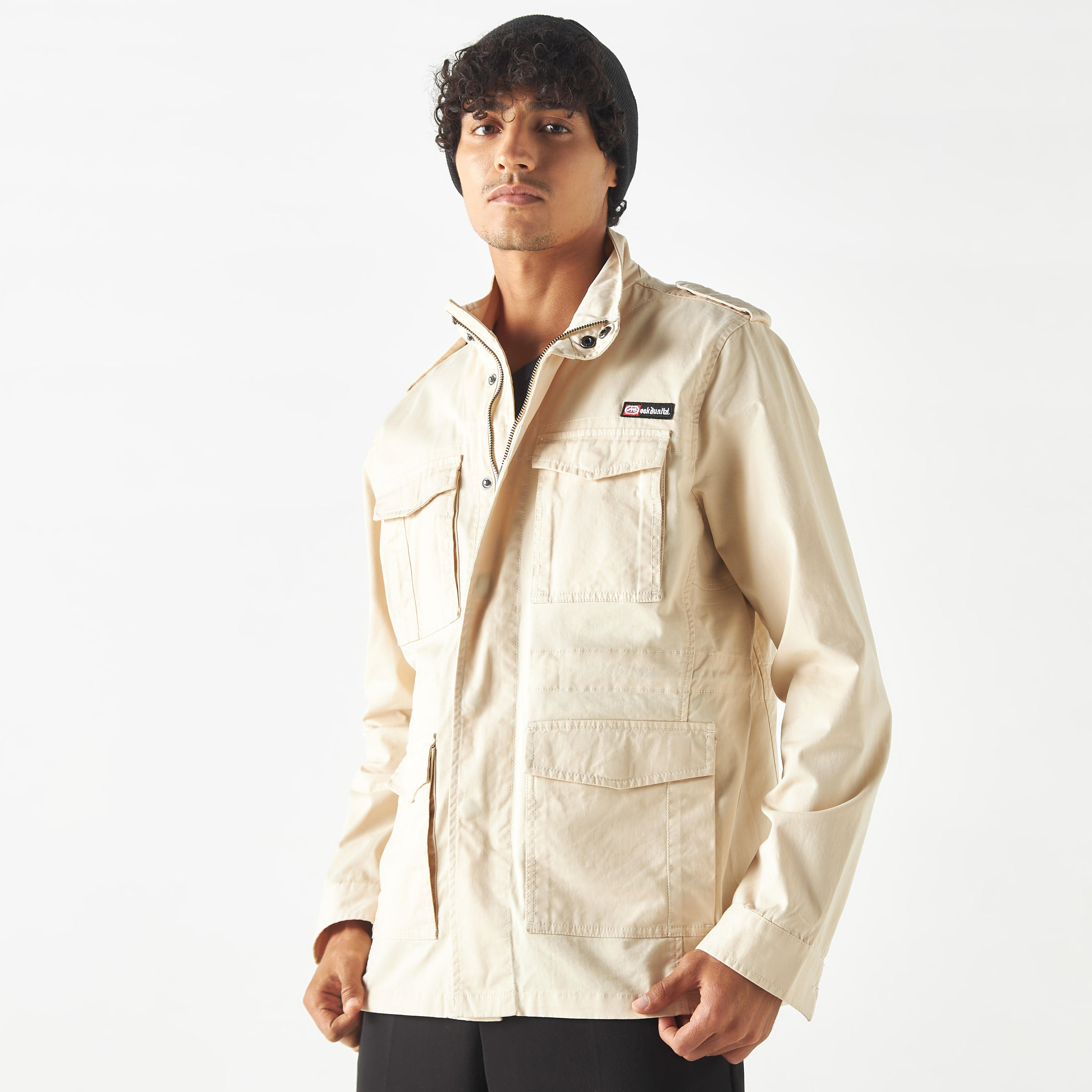 جاكيت بأكمام طويلة وتفاصيل شعار من إيكو أنليمتد-men-clothing-jacketsandblazers-jackets-image-6