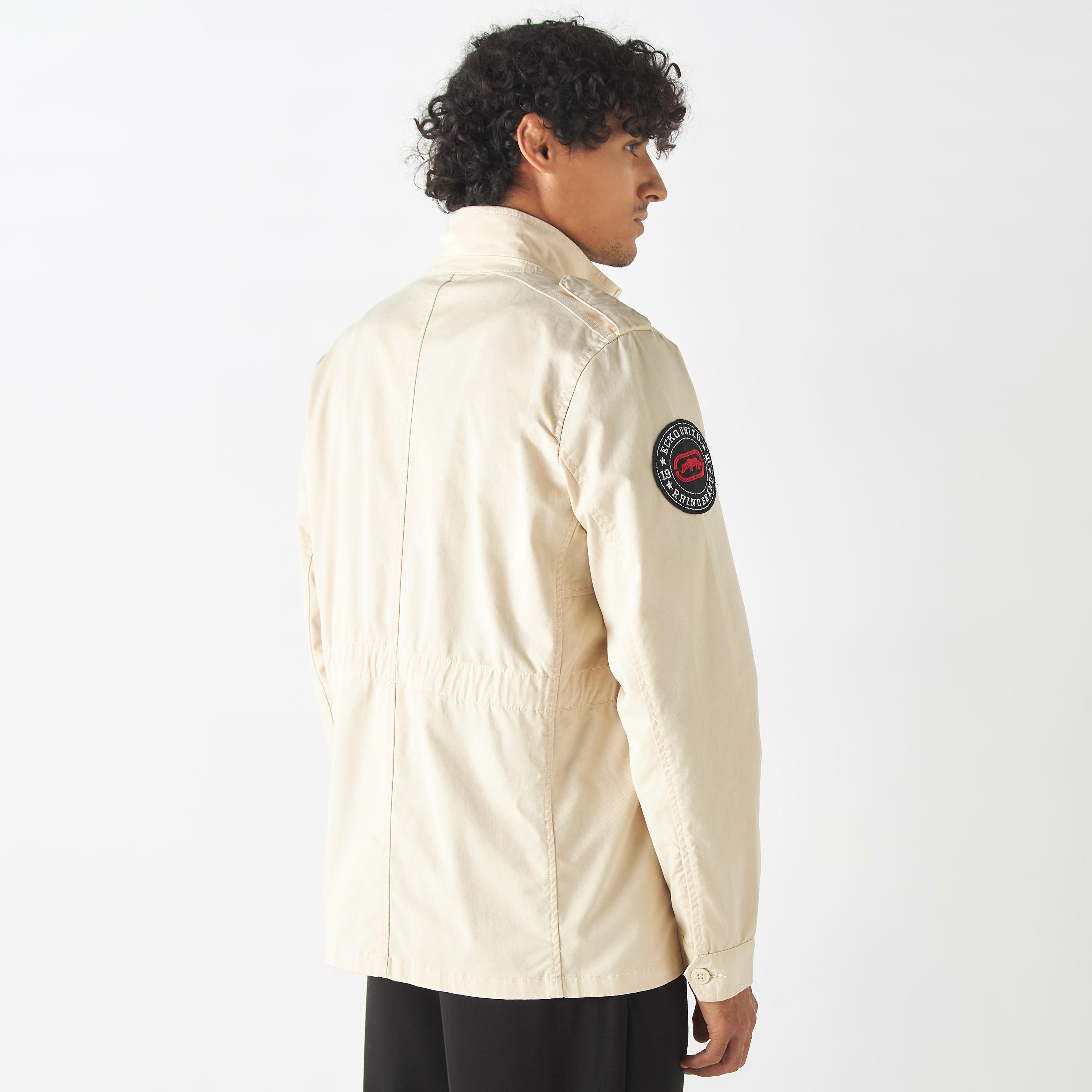 جاكيت بأكمام طويلة وتفاصيل شعار من إيكو أنليمتد-men-clothing-jacketsandblazers-jackets-image-8